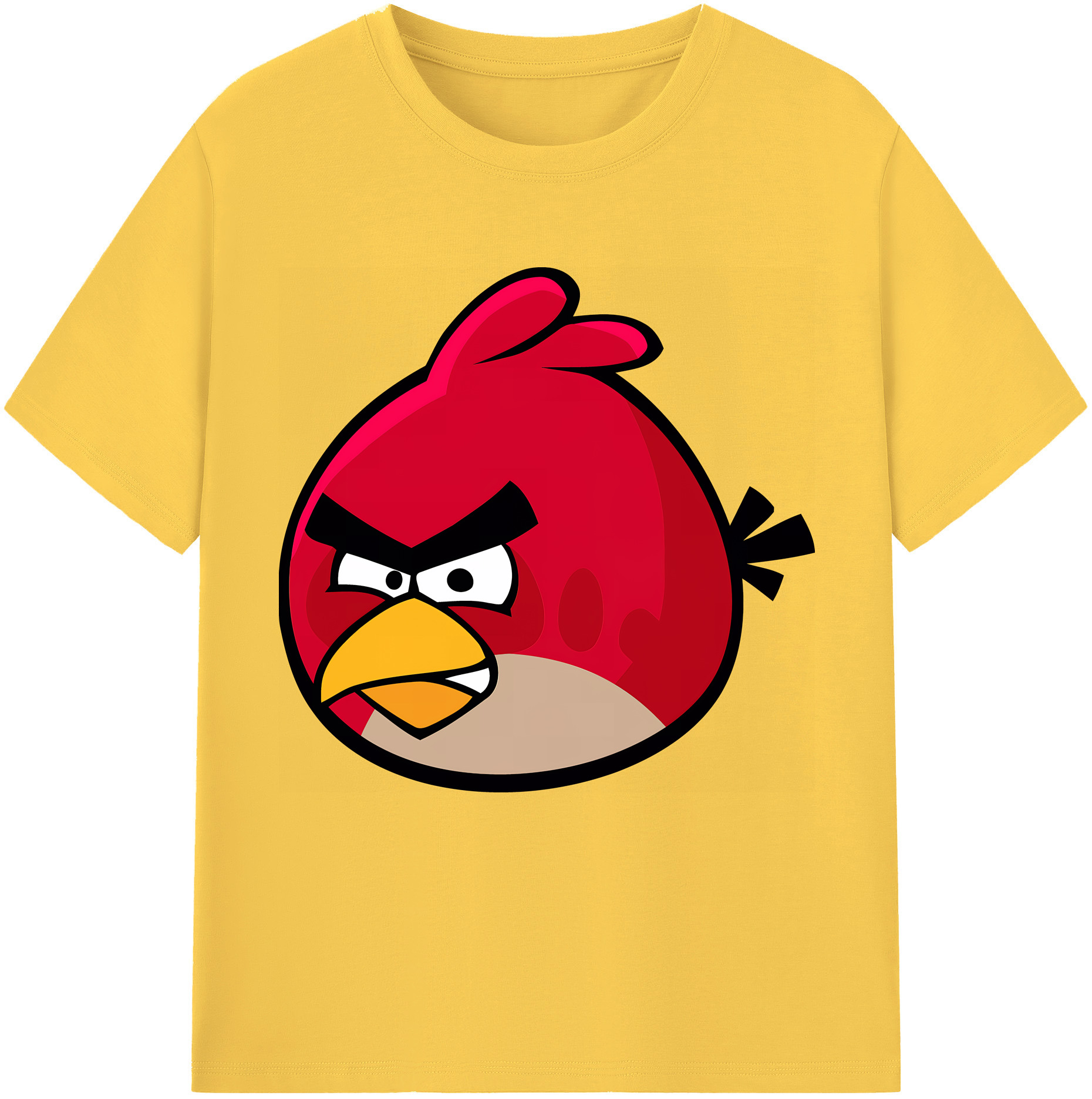 （画像用） Angry Birds アングリーバード 綿100％半袖Tシャツ（フロントプリント）