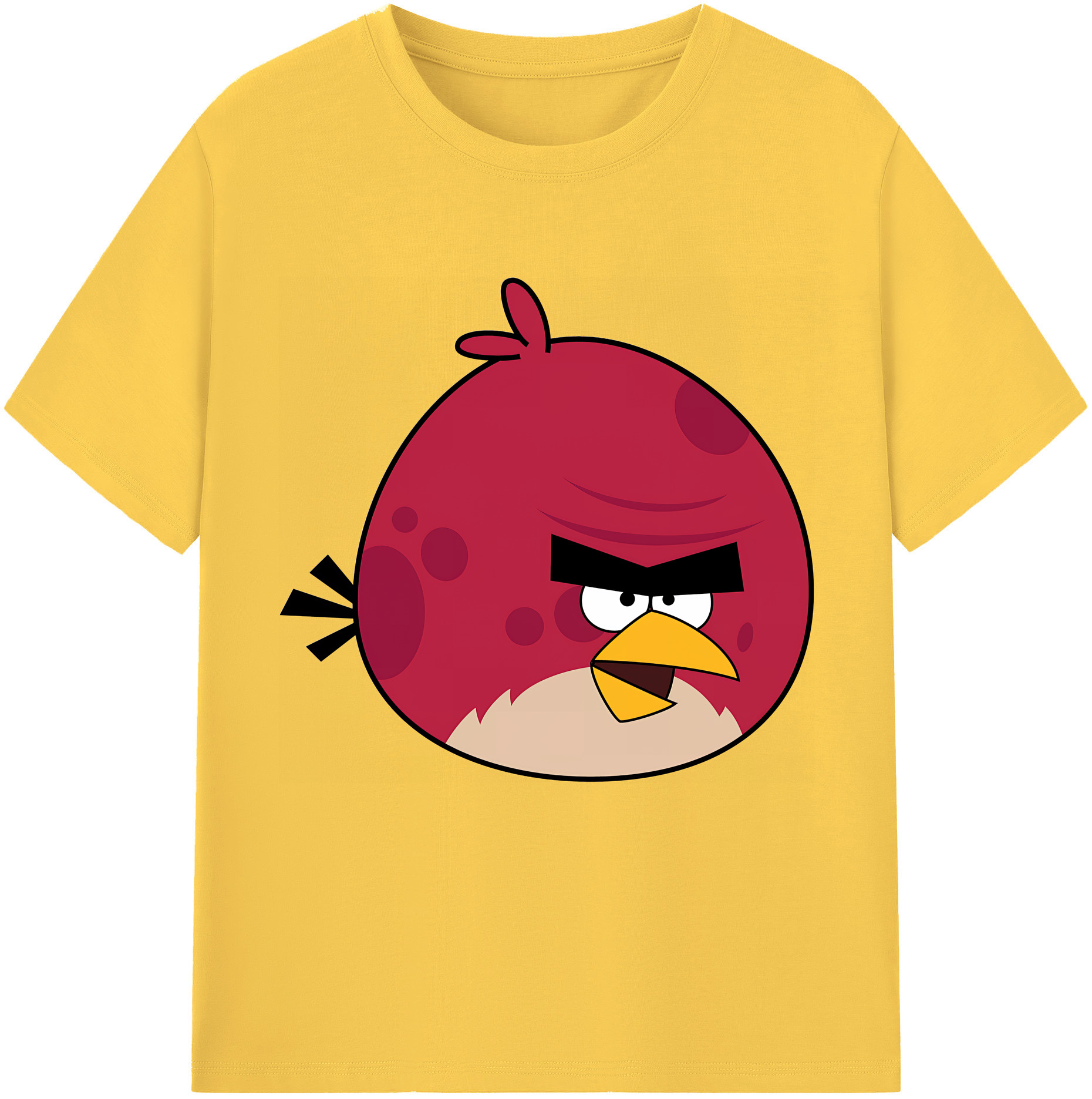 （画像用） Angry Birds アングリーバード 綿100％半袖Tシャツ（フロントプリント）