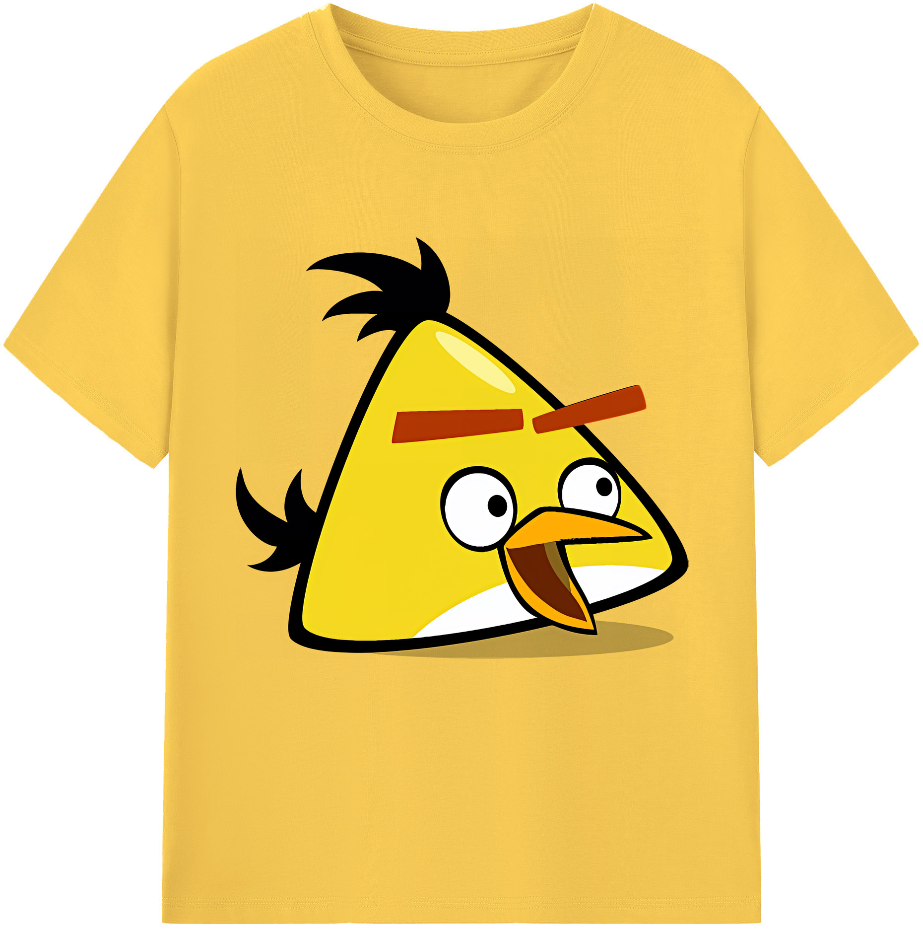 （画像用） Angry Birds アングリーバード 綿100％半袖Tシャツ（フロントプリント）
