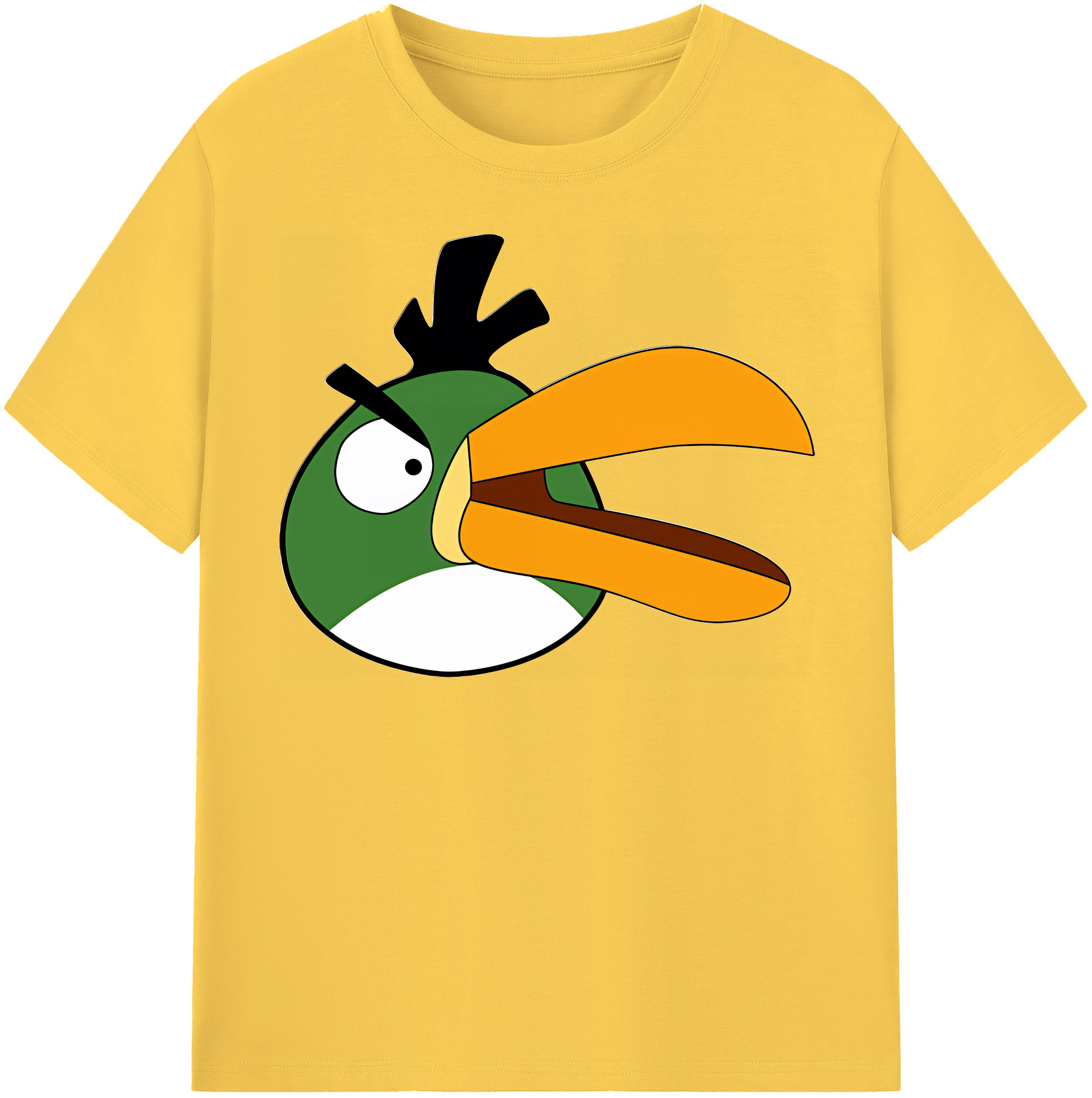 （画像用） Angry Birds アングリーバード 綿100％半袖Tシャツ（フロントプリント）
