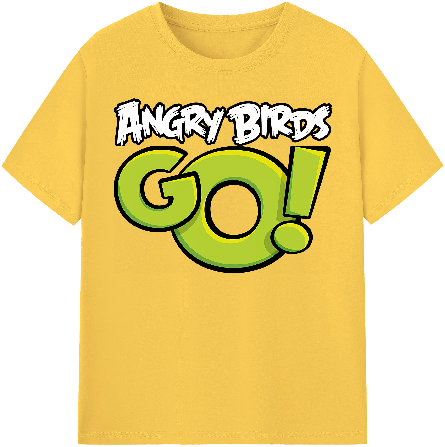 （画像用） Angry Birds アングリーバード 綿100％半袖Tシャツ（フロントプリント）