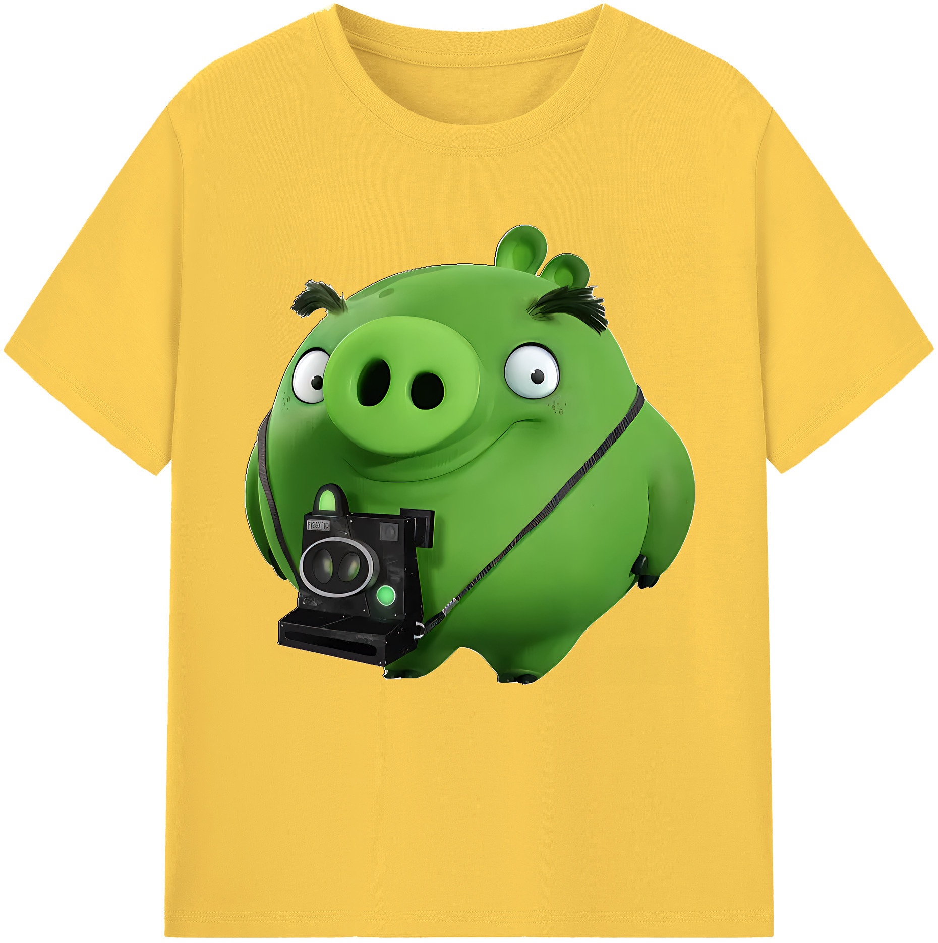 （画像用） Angry Birds アングリーバード 綿100％半袖Tシャツ（フロントプリント）