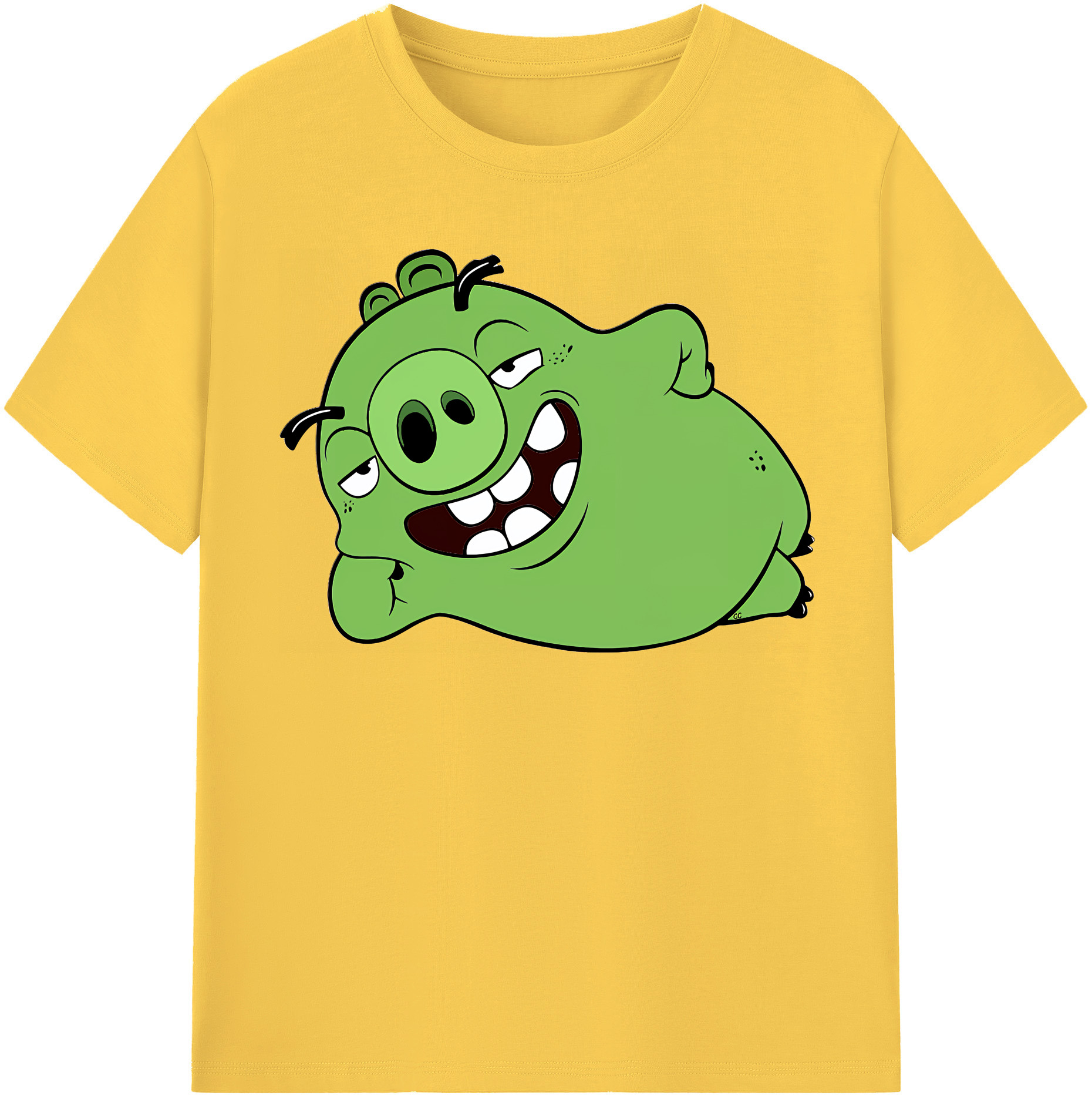 （画像用） Angry Birds アングリーバード 綿100％半袖Tシャツ（フロントプリント）