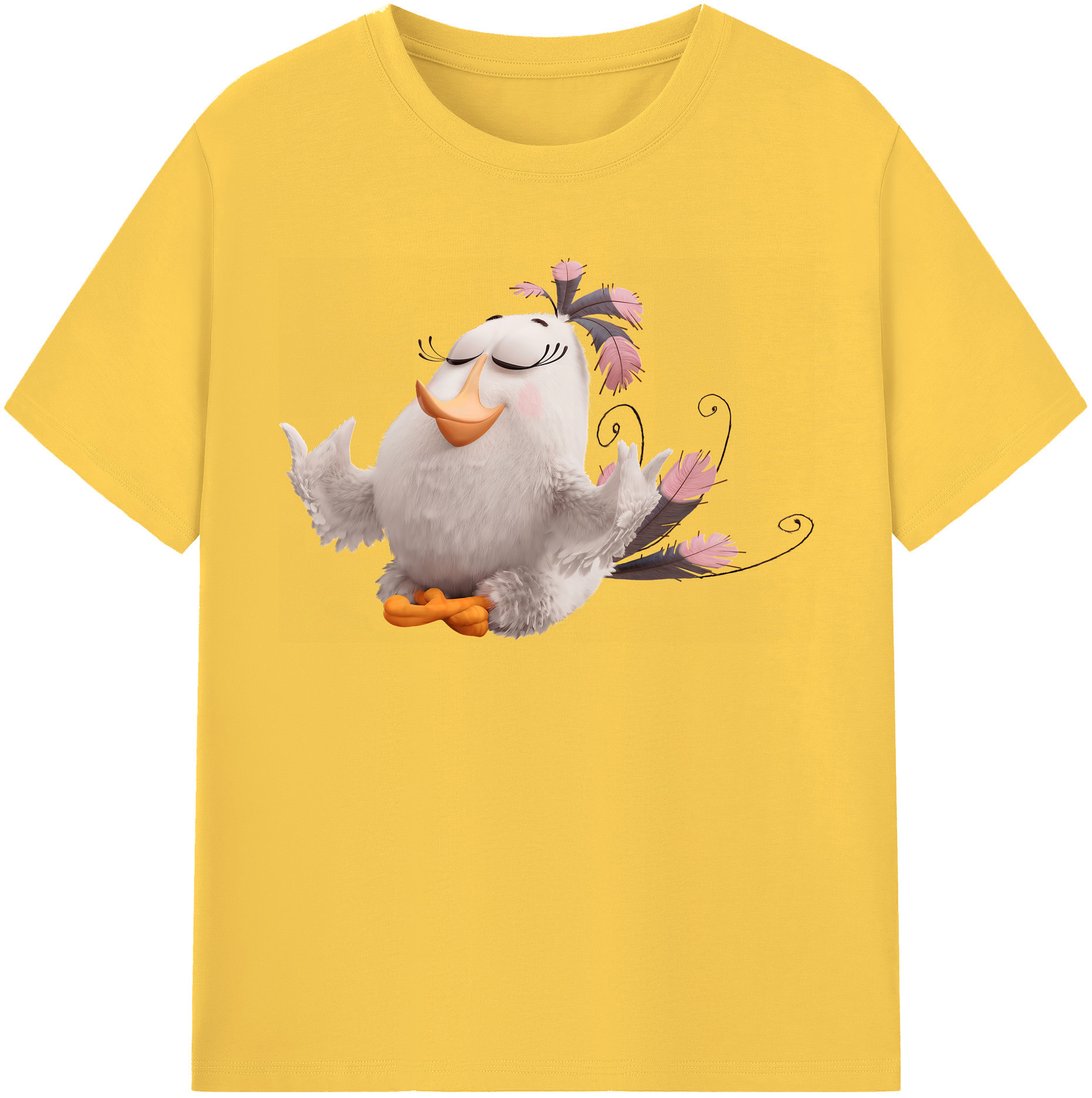 （画像用） Angry Birds アングリーバード 綿100％半袖Tシャツ（フロントプリント）