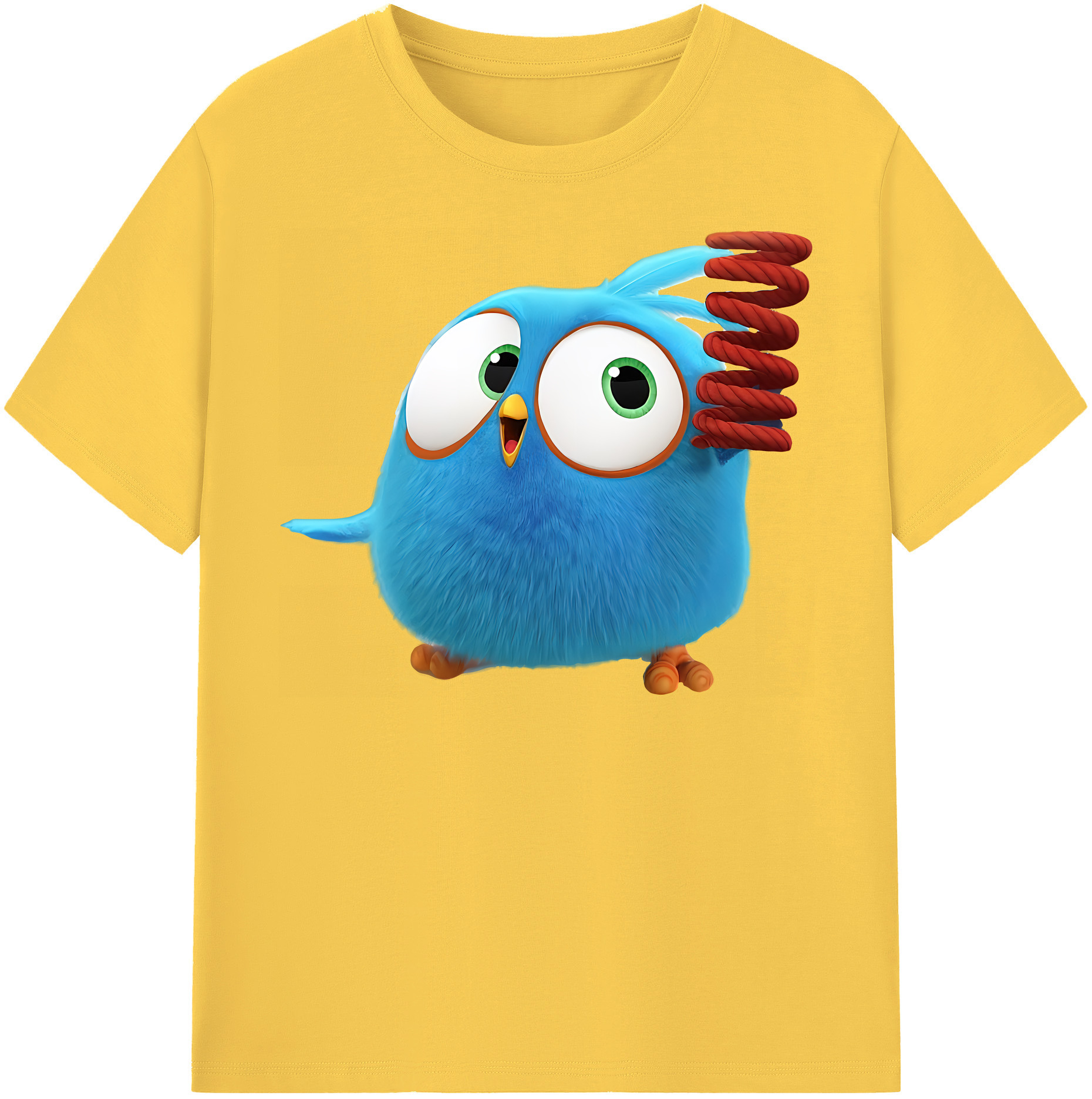 （画像用） Angry Birds アングリーバード 綿100％半袖Tシャツ（フロントプリント）