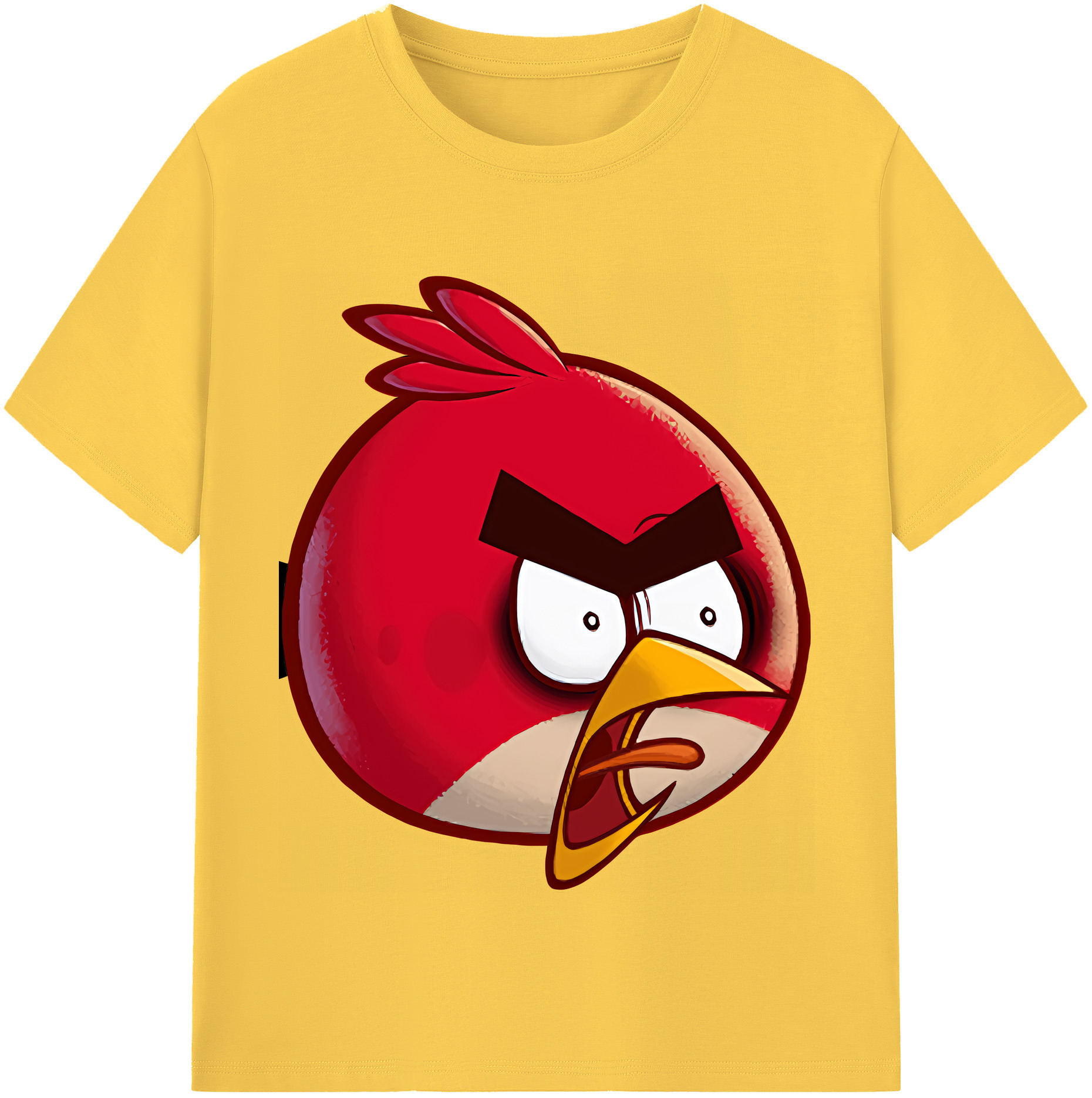 （画像用） Angry Birds アングリーバード 綿100％半袖Tシャツ（フロントプリント）