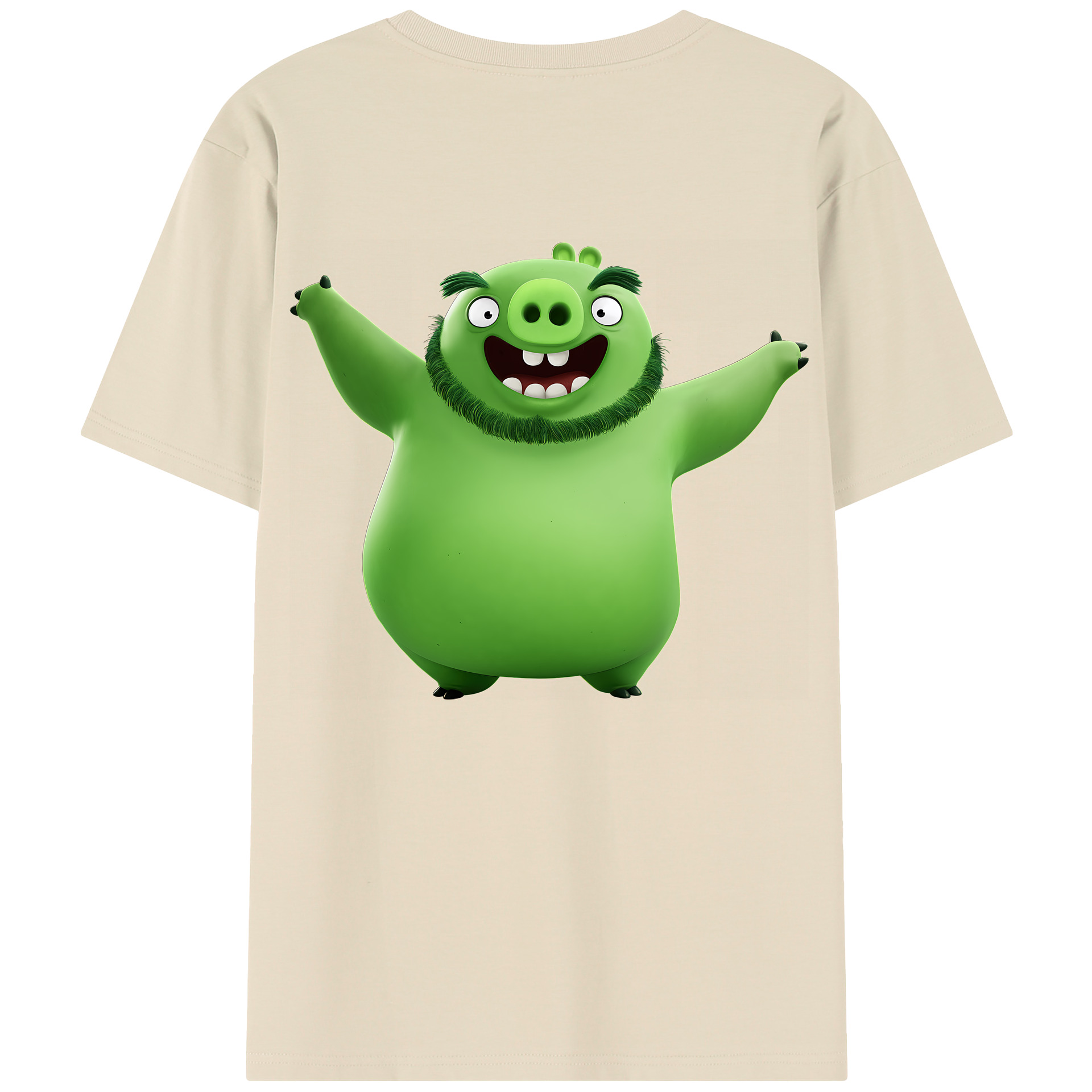（画像用） Angry Birds アングリーバード 綿100％半袖Tシャツ（背面プリント）