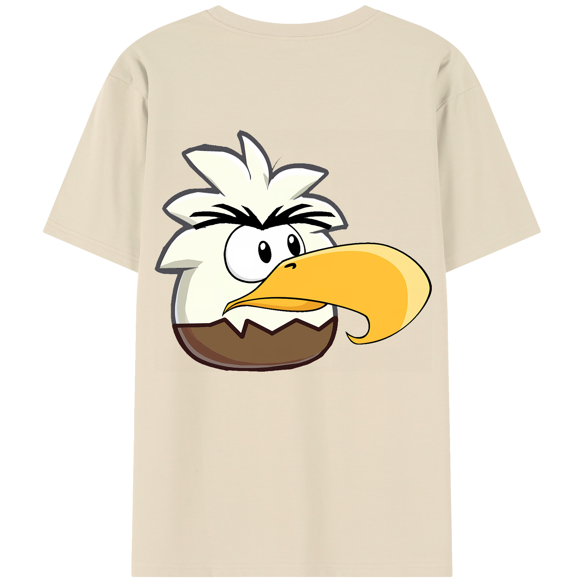 （画像用） Angry Birds アングリーバード 綿100％半袖Tシャツ（背面プリント）