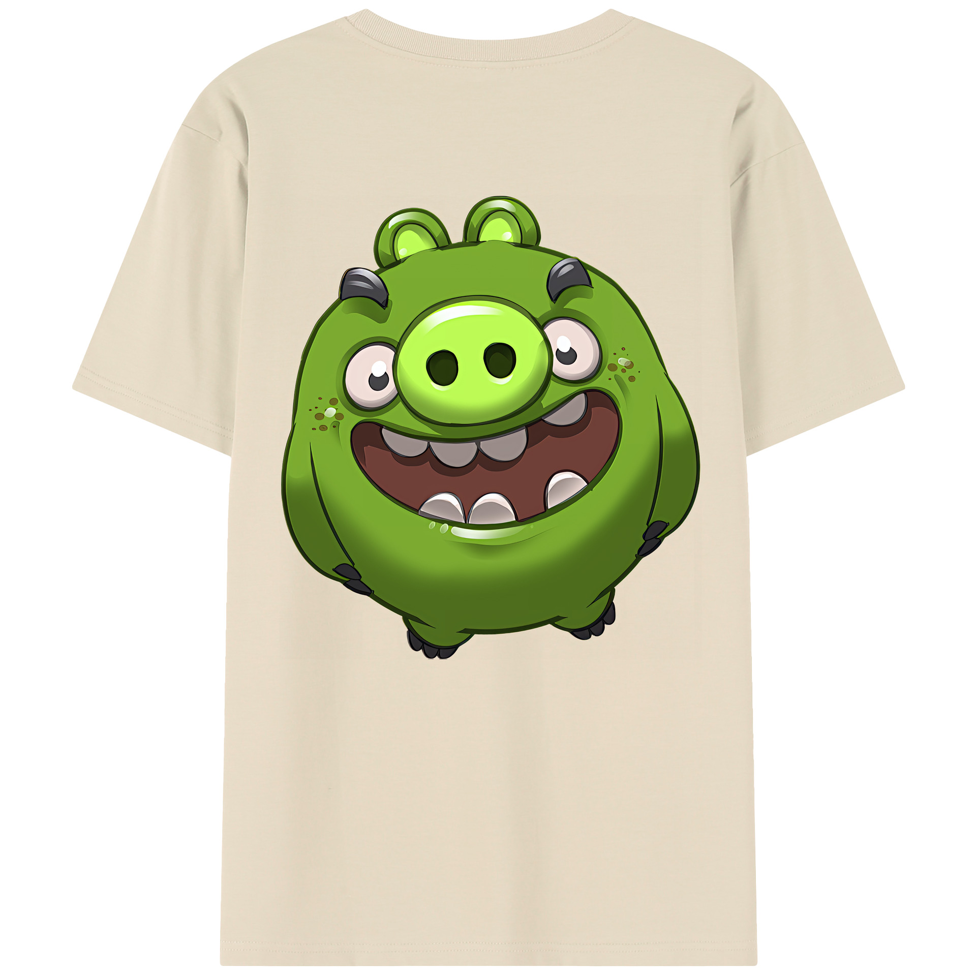 （画像用） Angry Birds アングリーバード 綿100％半袖Tシャツ（背面プリント）
