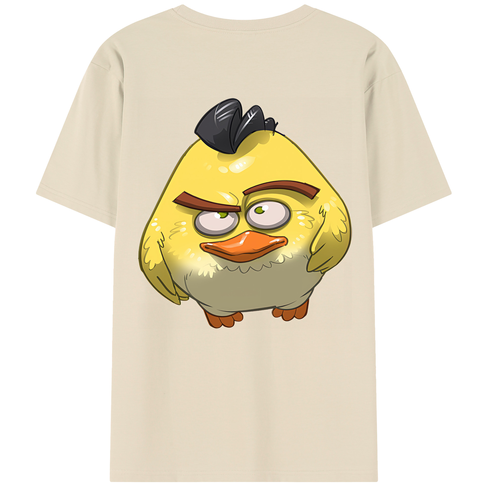 （画像用） Angry Birds アングリーバード 綿100％半袖Tシャツ（背面プリント）