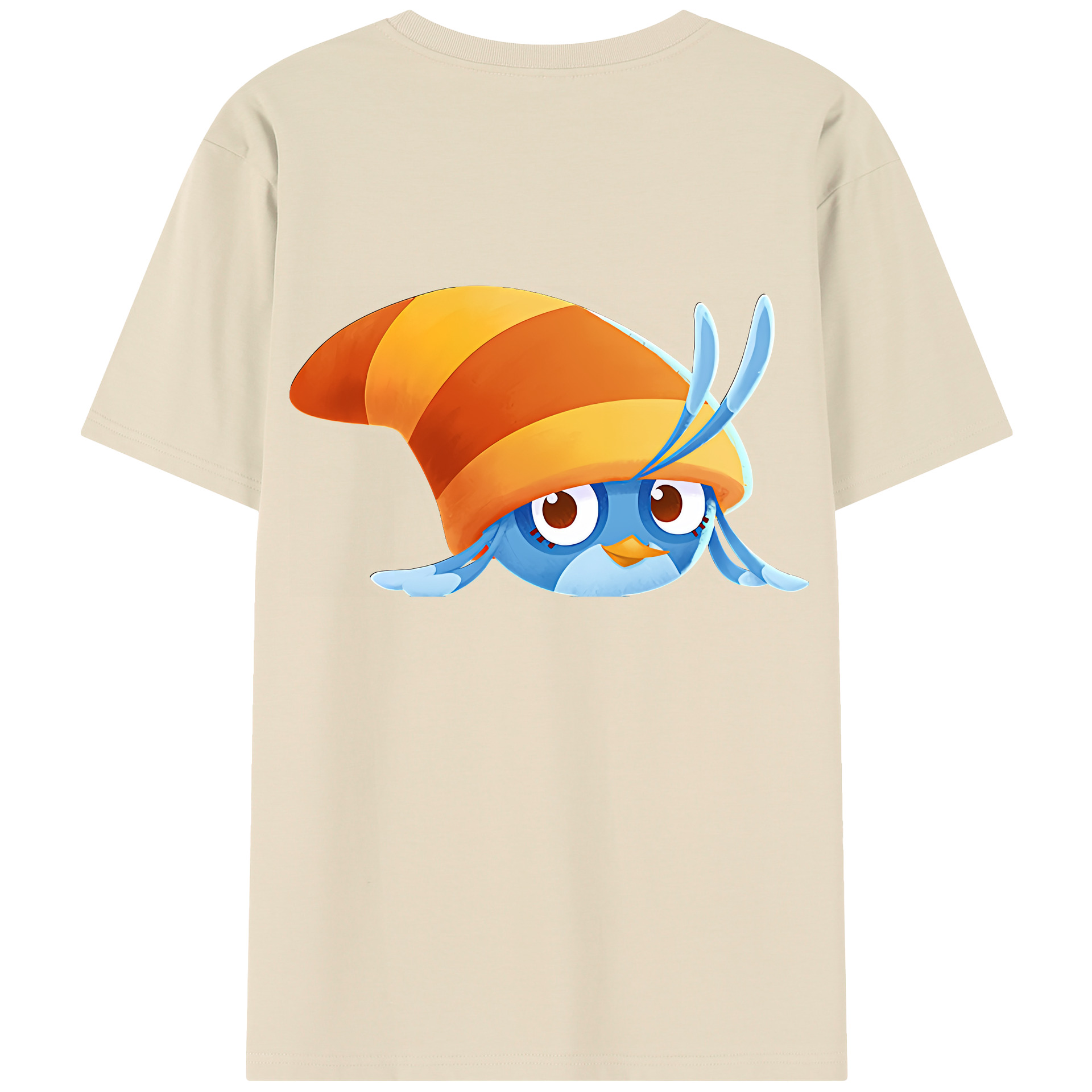 （画像用） Angry Birds アングリーバード 綿100％半袖Tシャツ（背面プリント）