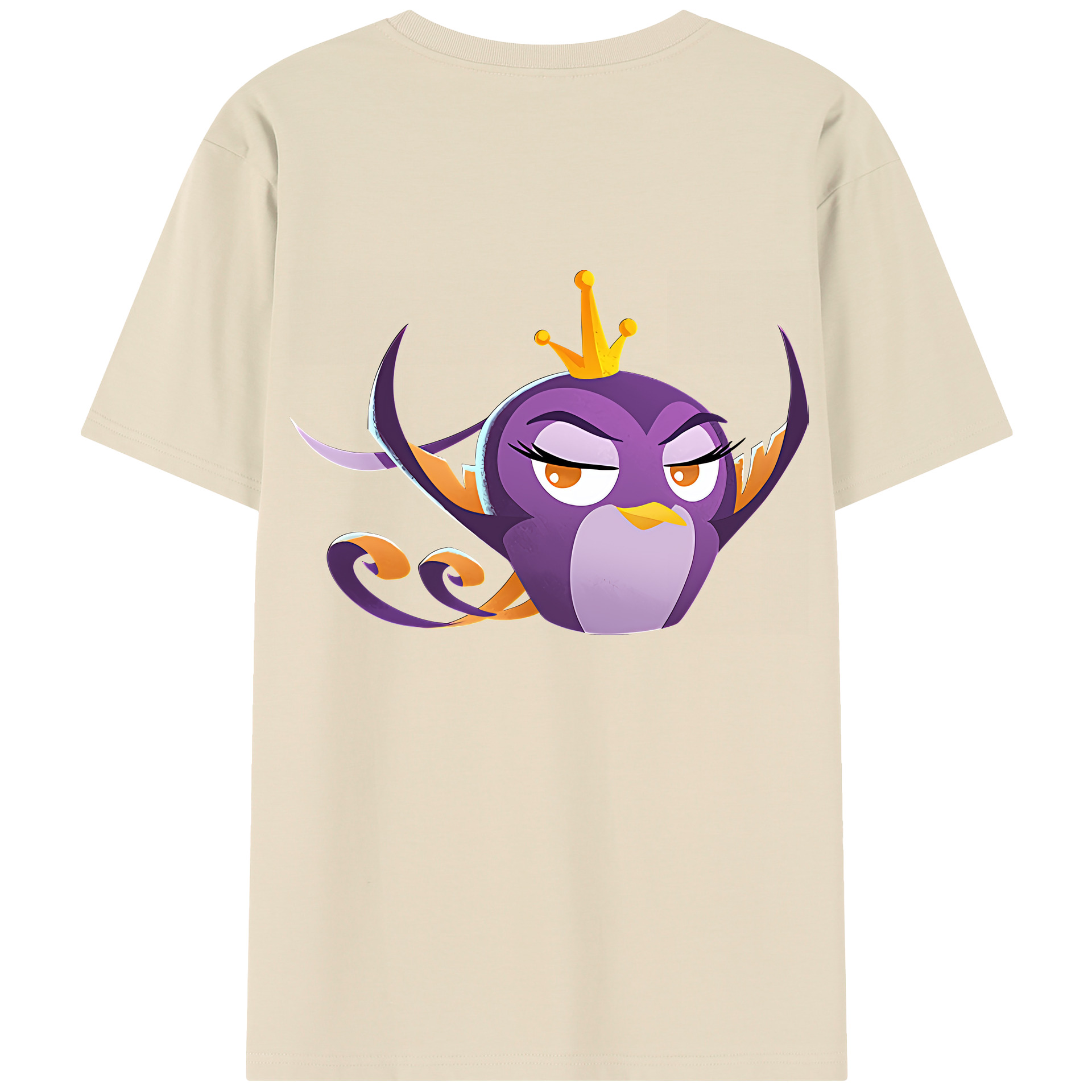 （画像用） Angry Birds アングリーバード 綿100％半袖Tシャツ（背面プリント）