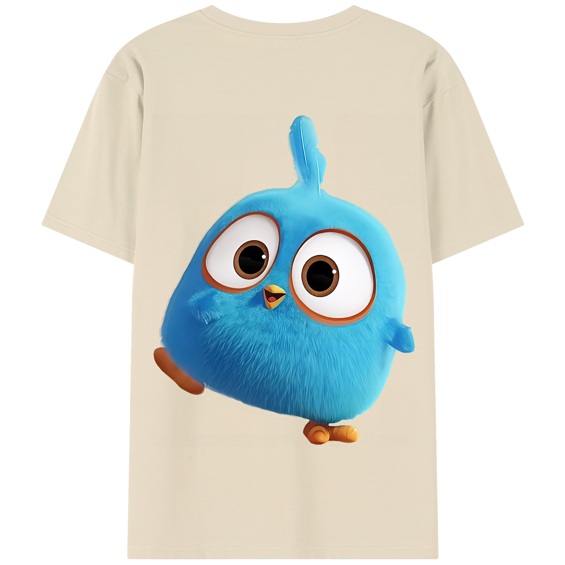 （画像用） Angry Birds アングリーバード 綿100％半袖Tシャツ（背面プリント）