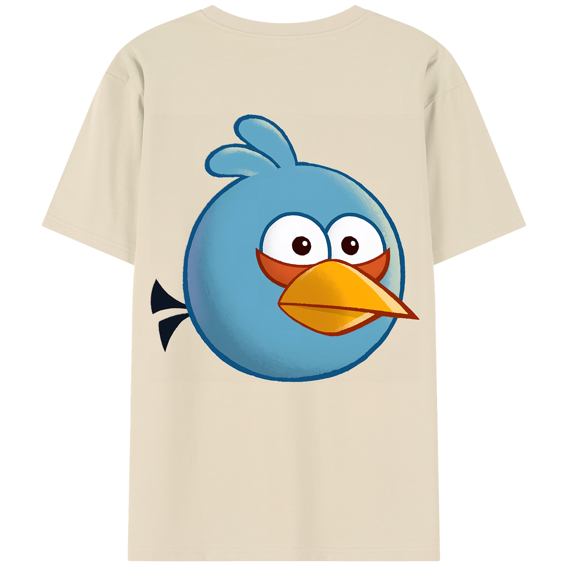 （画像用） Angry Birds アングリーバード 綿100％半袖Tシャツ（背面プリント）