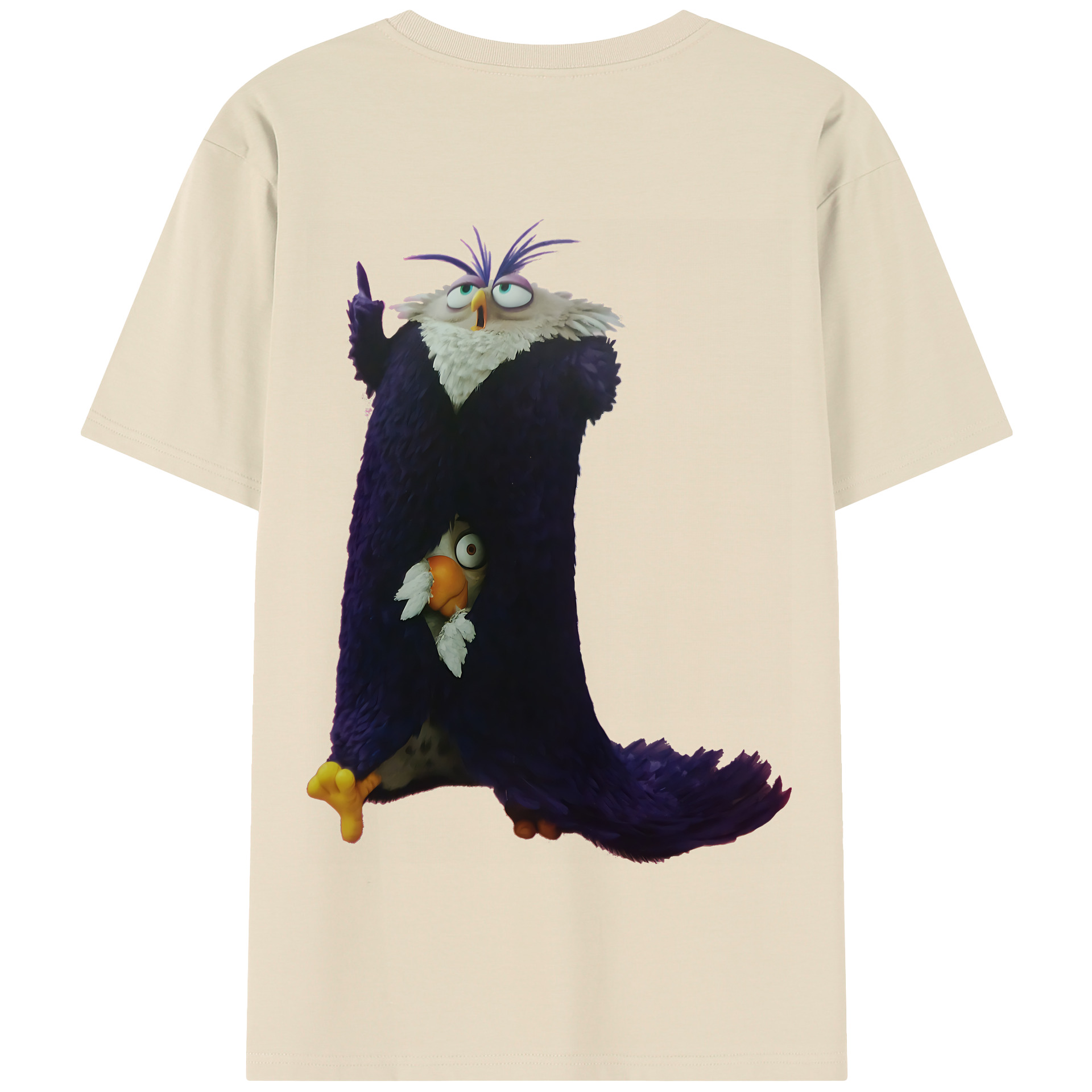（画像用） Angry Birds アングリーバード 綿100％半袖Tシャツ（背面プリント）