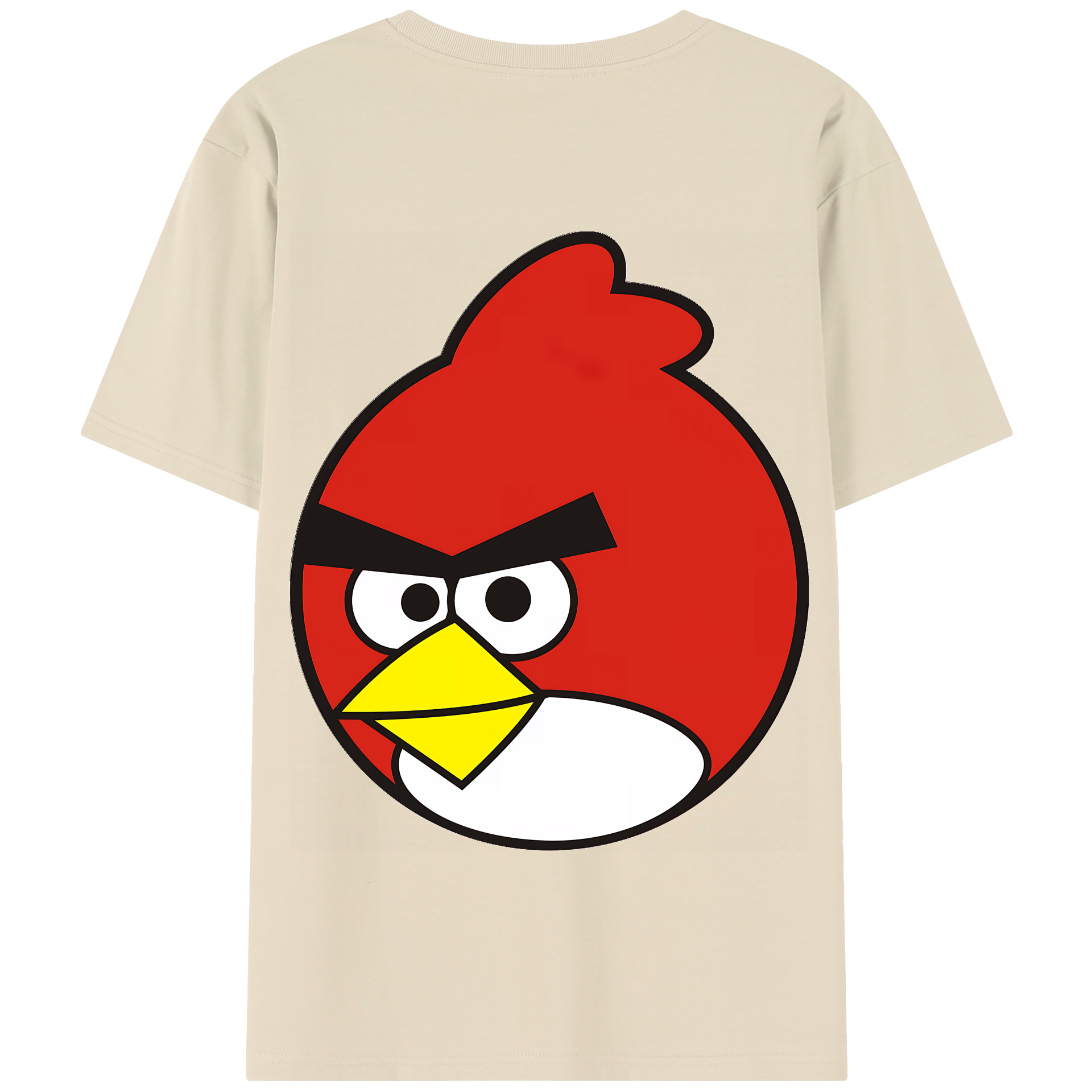 （画像用） Angry Birds アングリーバード 綿100％半袖Tシャツ（背面プリント）