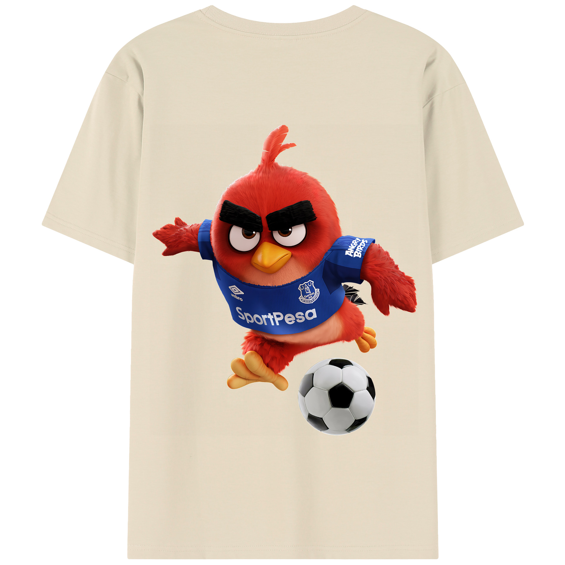 （画像用） Angry Birds アングリーバード 綿100％半袖Tシャツ（背面プリント）