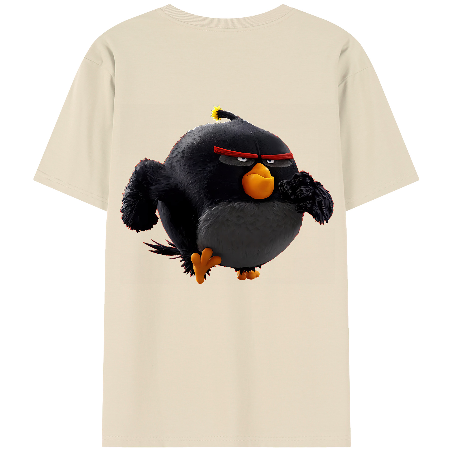 （画像用） Angry Birds アングリーバード 綿100％半袖Tシャツ（背面プリント）
