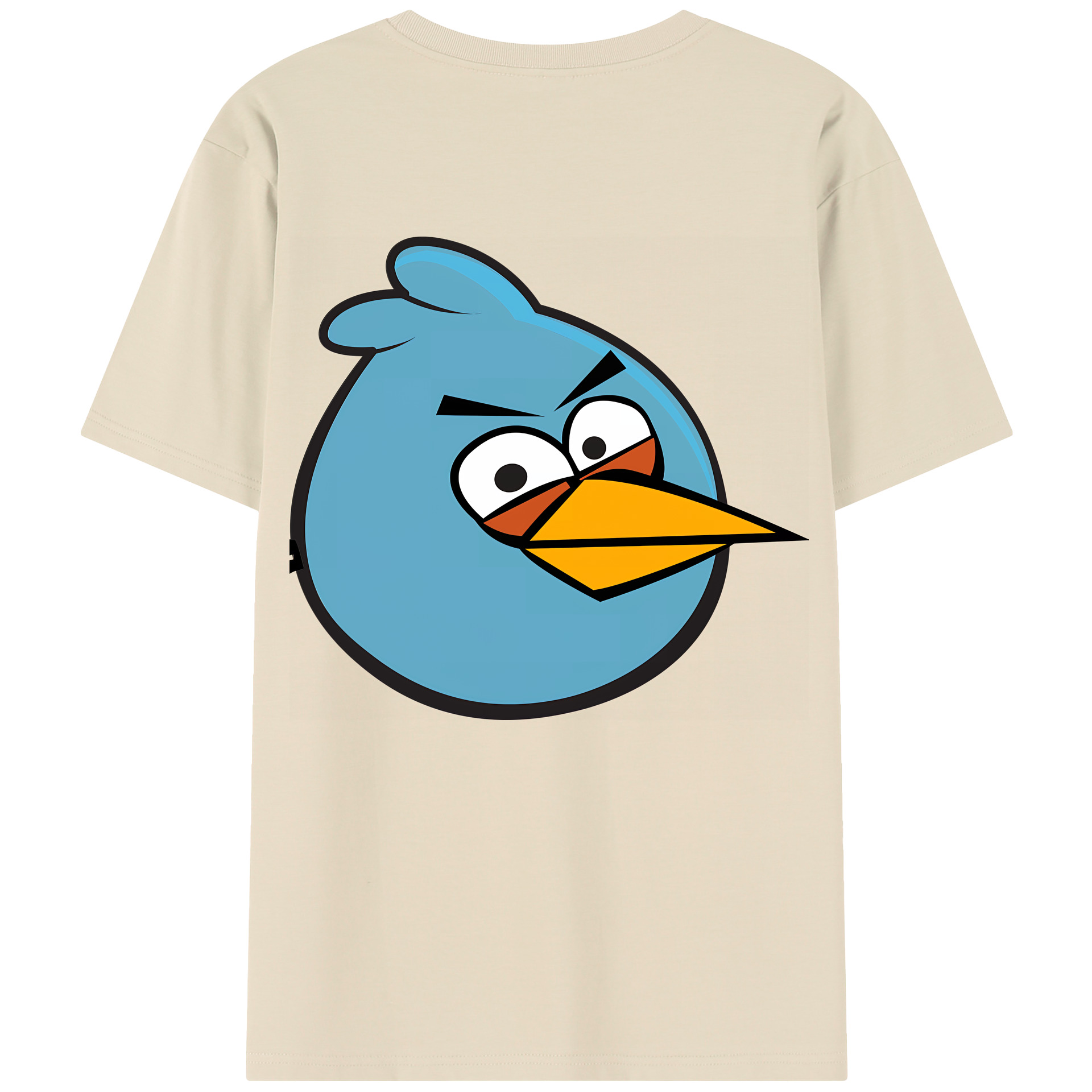 （画像用） Angry Birds アングリーバード 綿100％半袖Tシャツ（背面プリント）