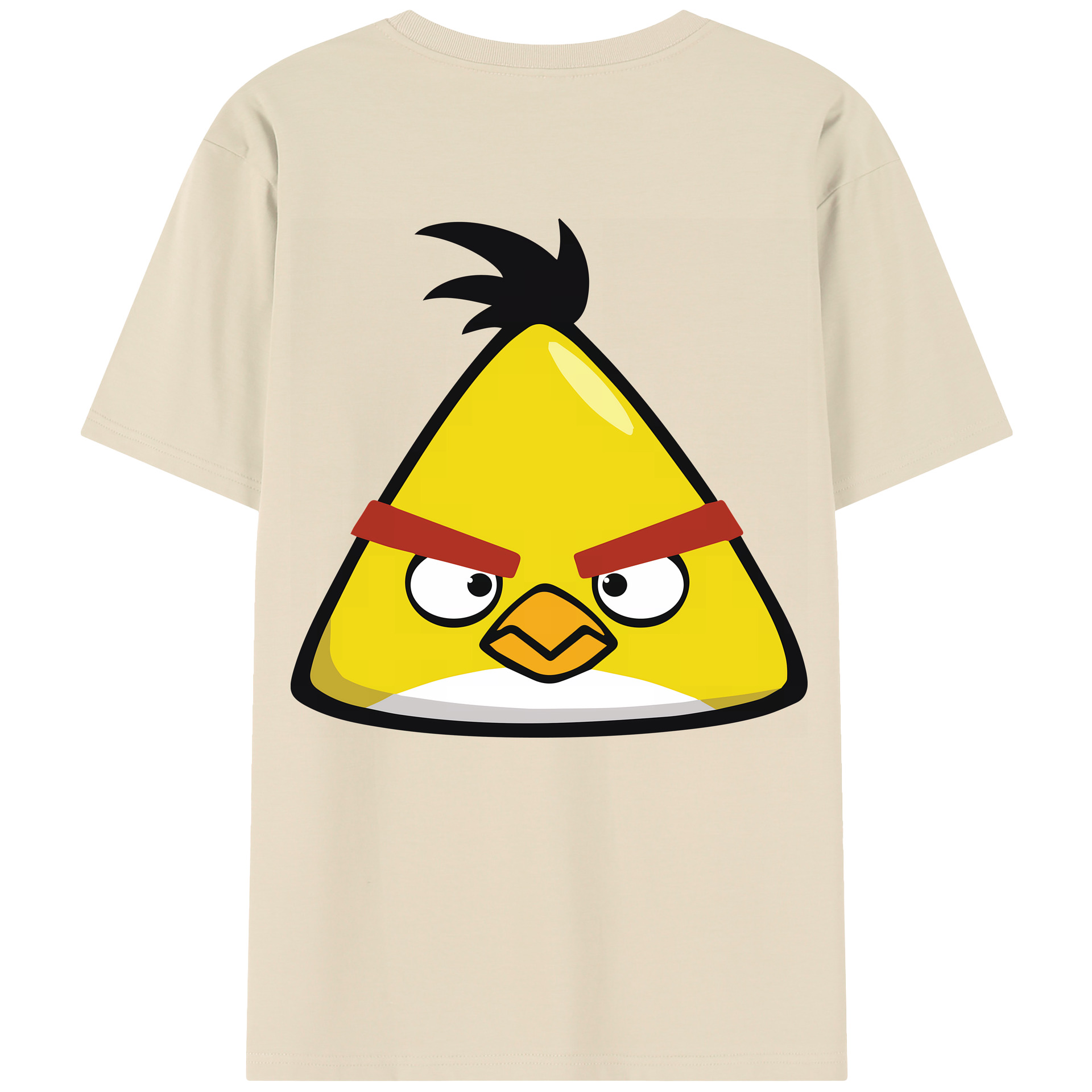 （画像用） Angry Birds アングリーバード 綿100％半袖Tシャツ（背面プリント）
