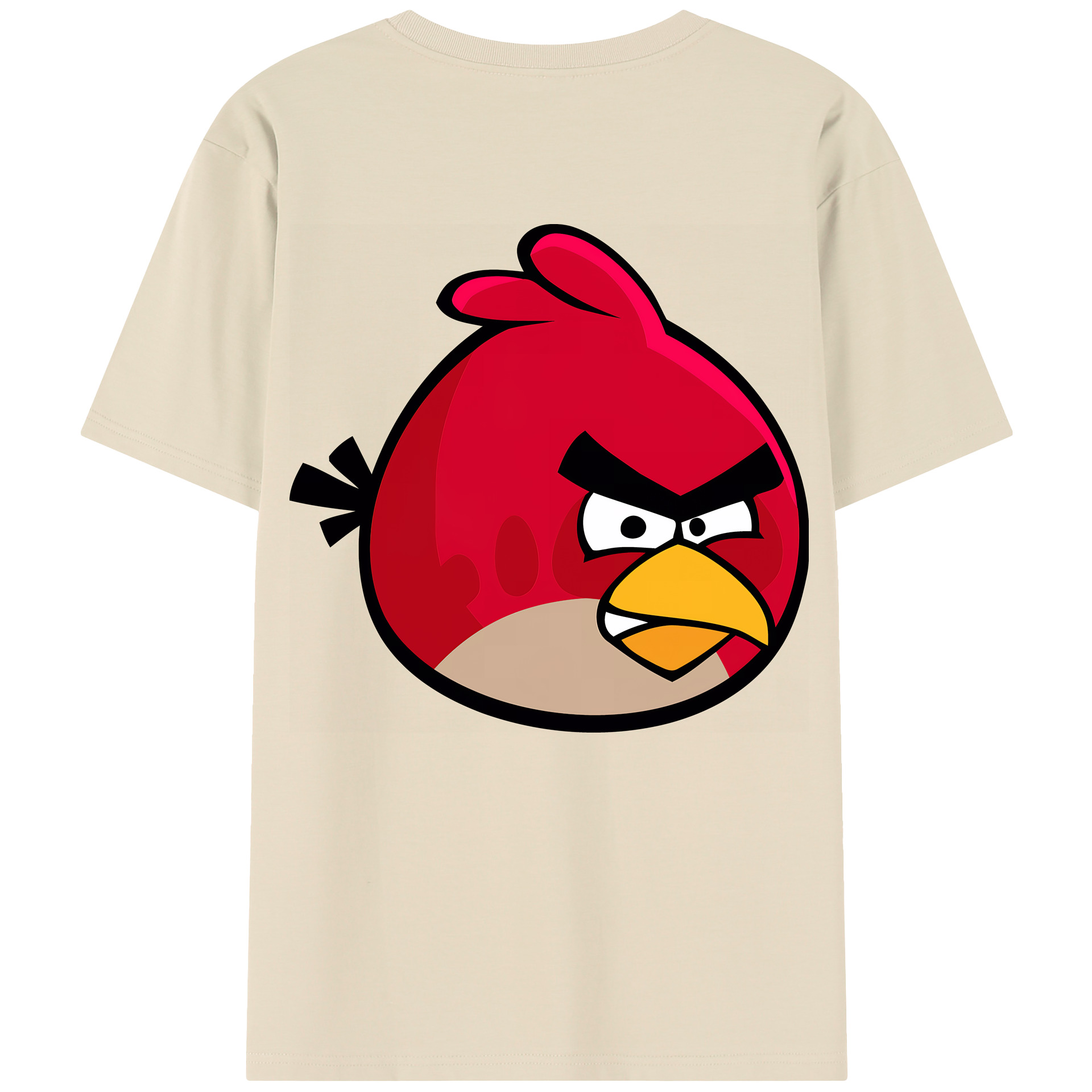 （画像用） Angry Birds アングリーバード 綿100％半袖Tシャツ（背面プリント）