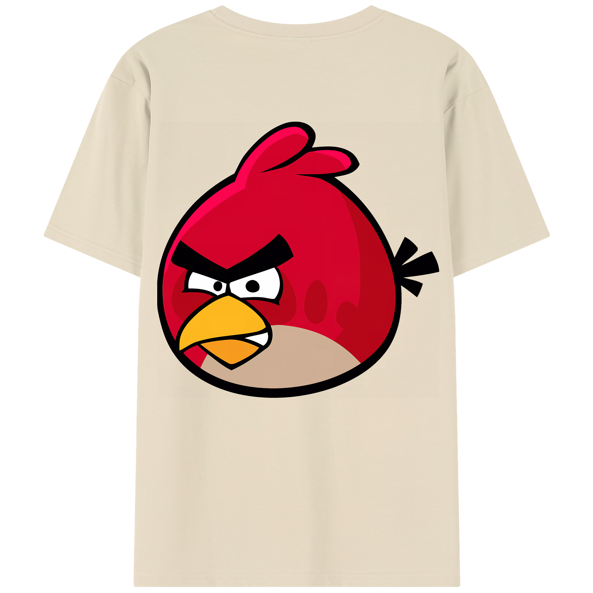 （画像用） Angry Birds アングリーバード 綿100％半袖Tシャツ（背面プリント）