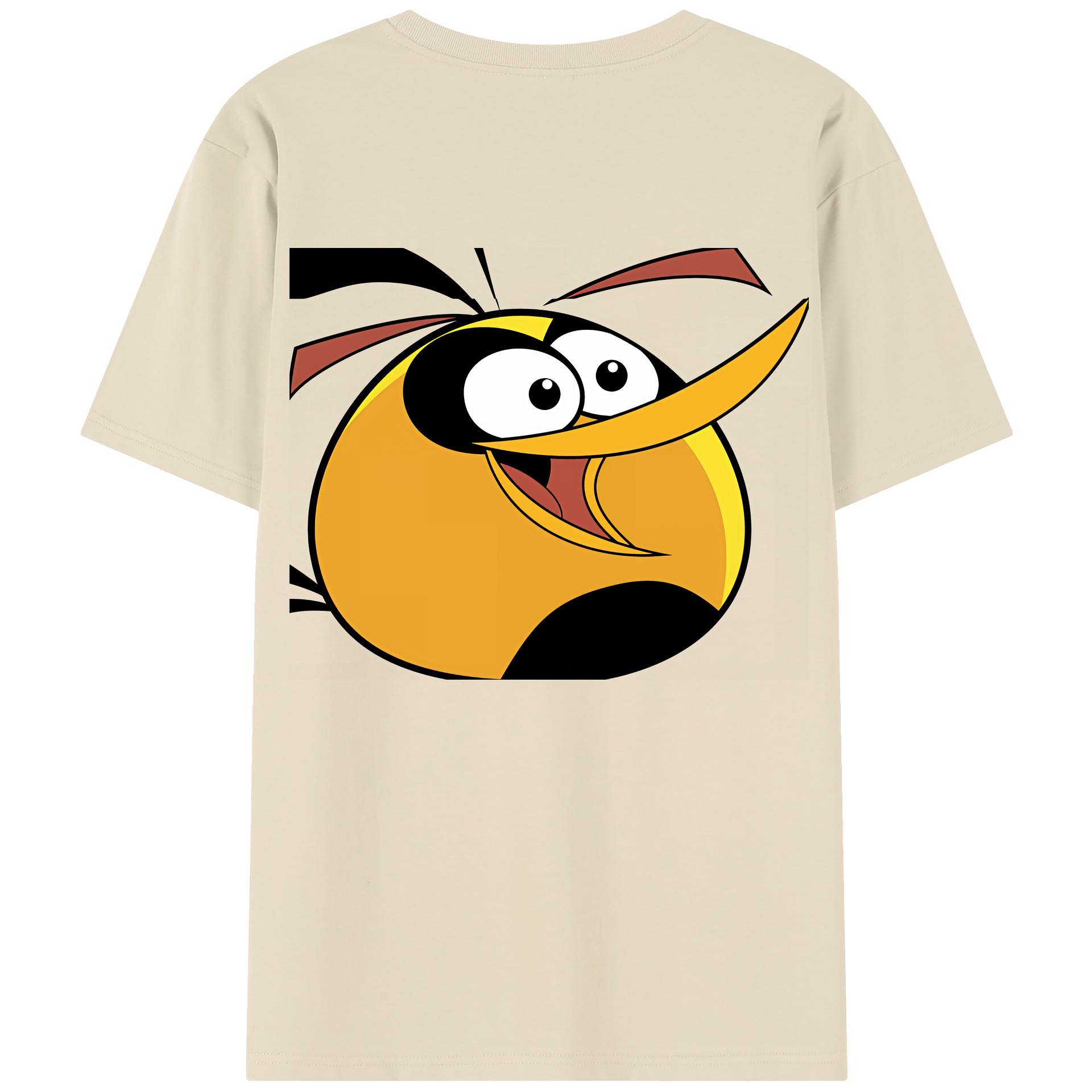 （画像用） Angry Birds アングリーバード 綿100％半袖Tシャツ（背面プリント）