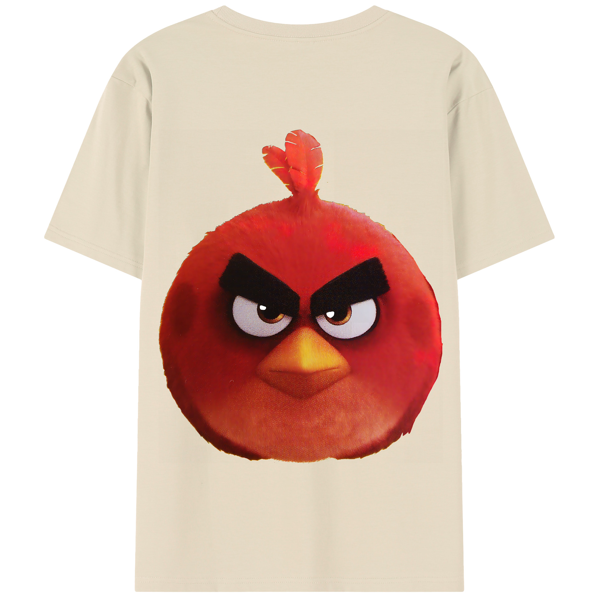 （画像用） Angry Birds アングリーバード 綿100％半袖Tシャツ（背面プリント）