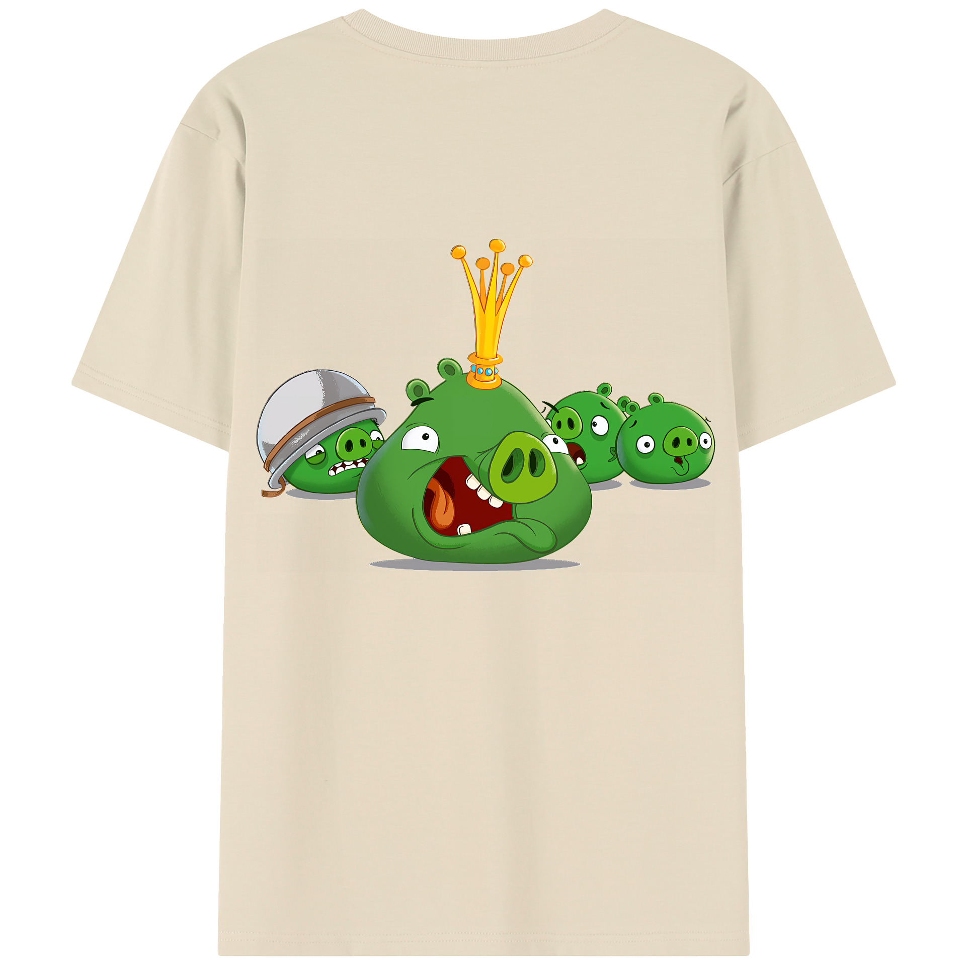 （画像用） Angry Birds アングリーバード 綿100％半袖Tシャツ（背面プリント）