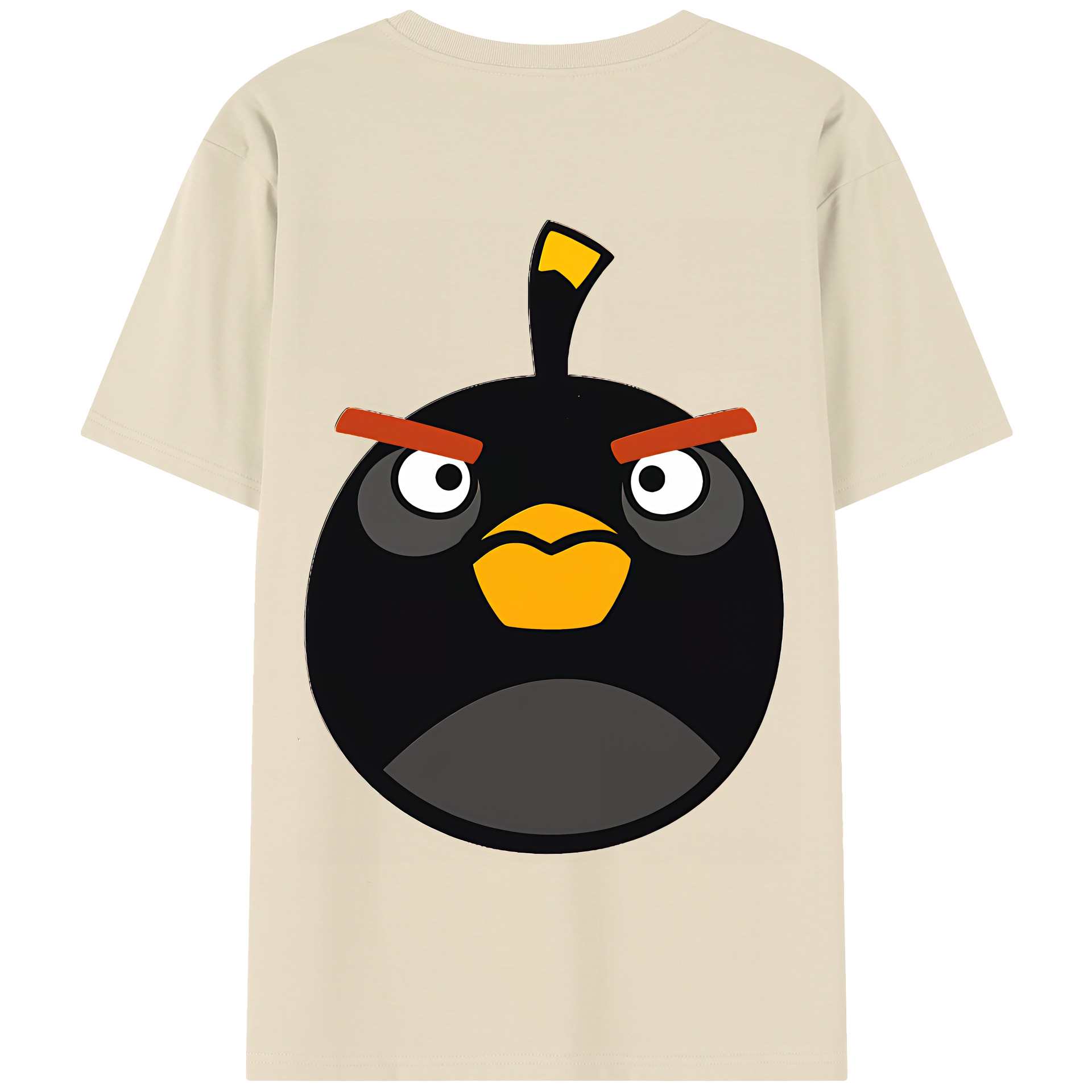 （画像用） Angry Birds アングリーバード 綿100％半袖Tシャツ（背面プリント）