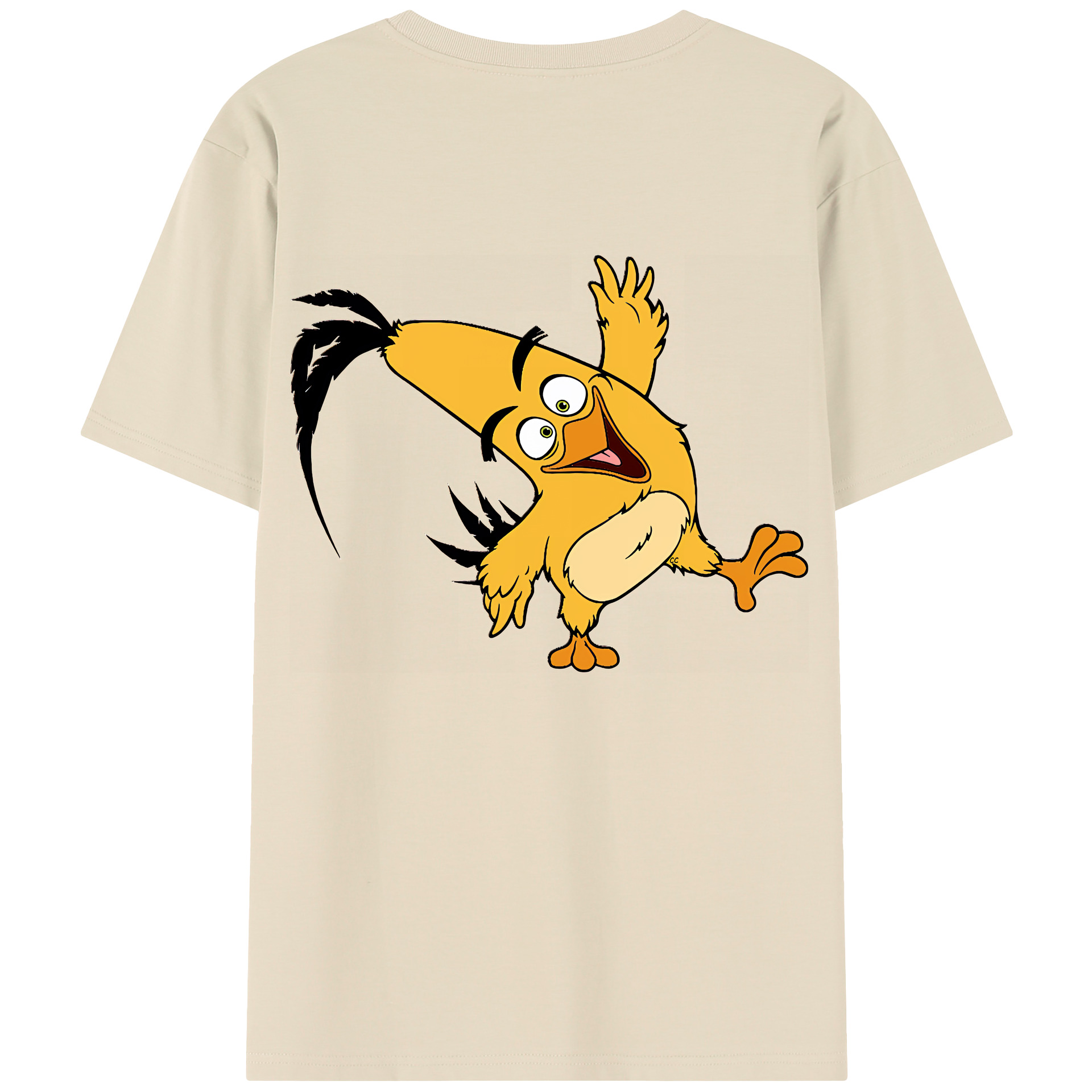 （画像用） Angry Birds アングリーバード 綿100％半袖Tシャツ（背面プリント）