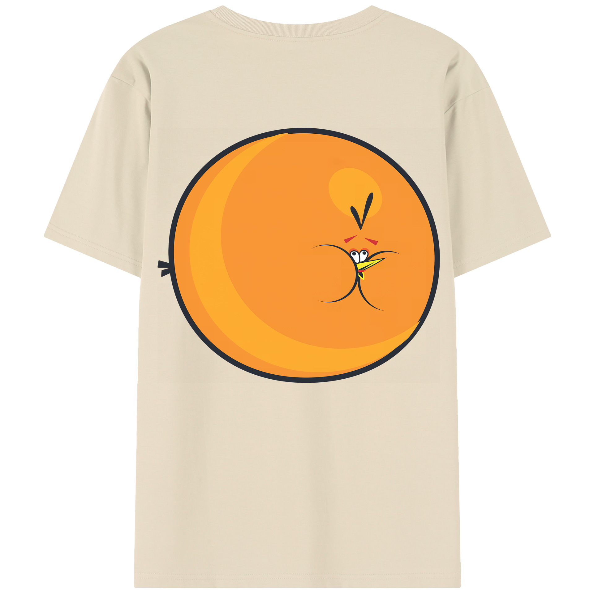 （画像用） Angry Birds アングリーバード 綿100％半袖Tシャツ（背面プリント）