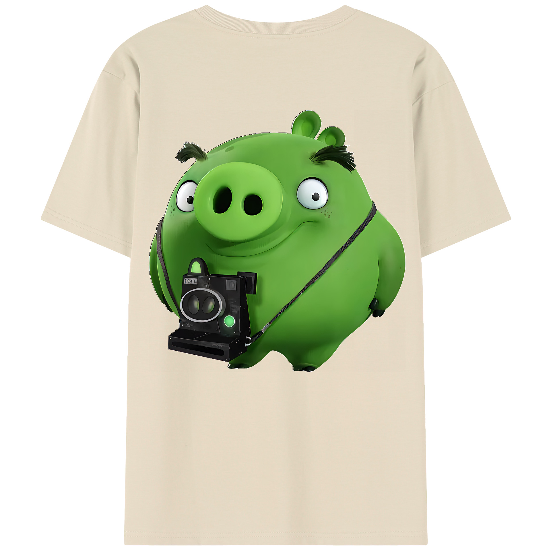 （画像用） Angry Birds アングリーバード 綿100％半袖Tシャツ（背面プリント）