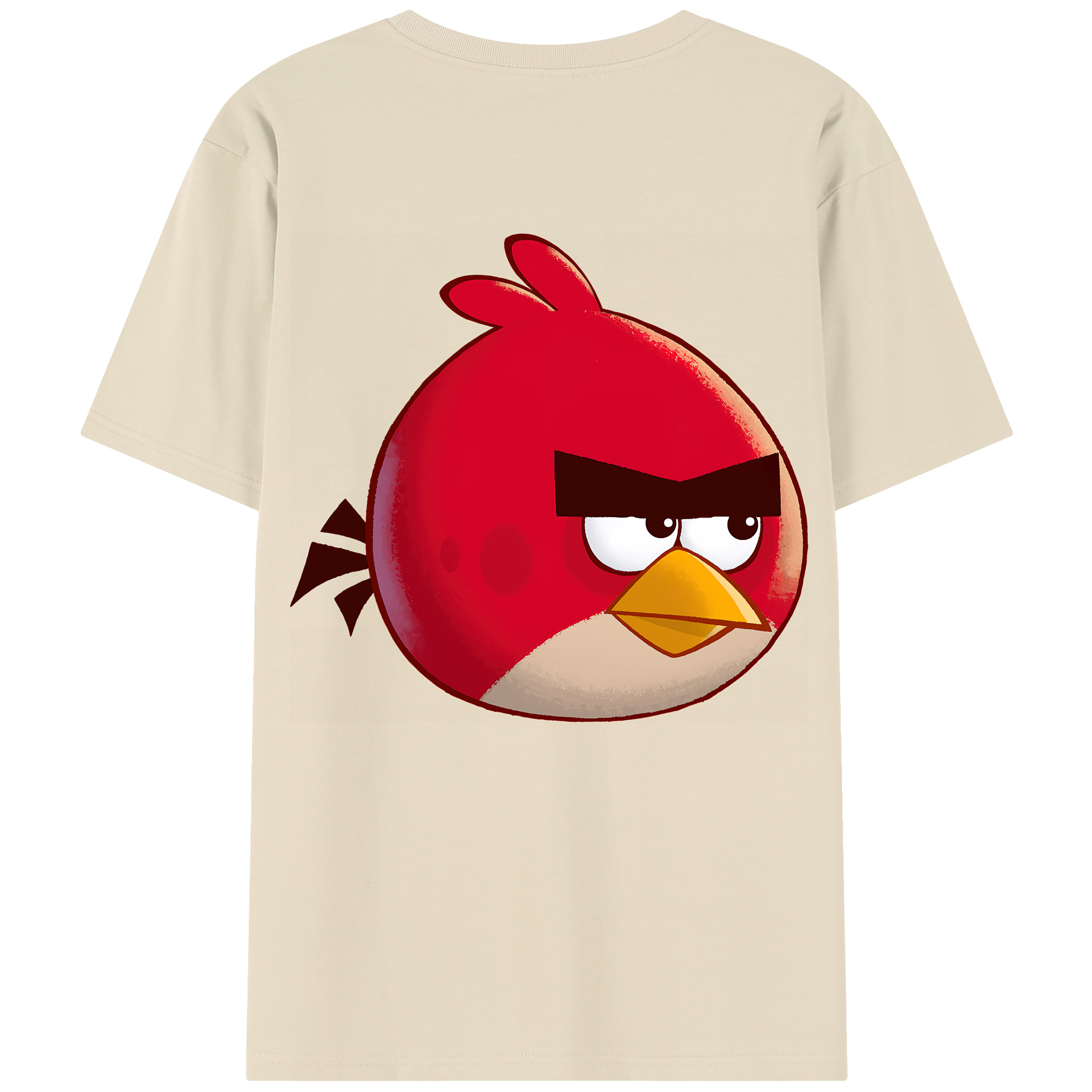 （画像用） Angry Birds アングリーバード 綿100％半袖Tシャツ（背面プリント）