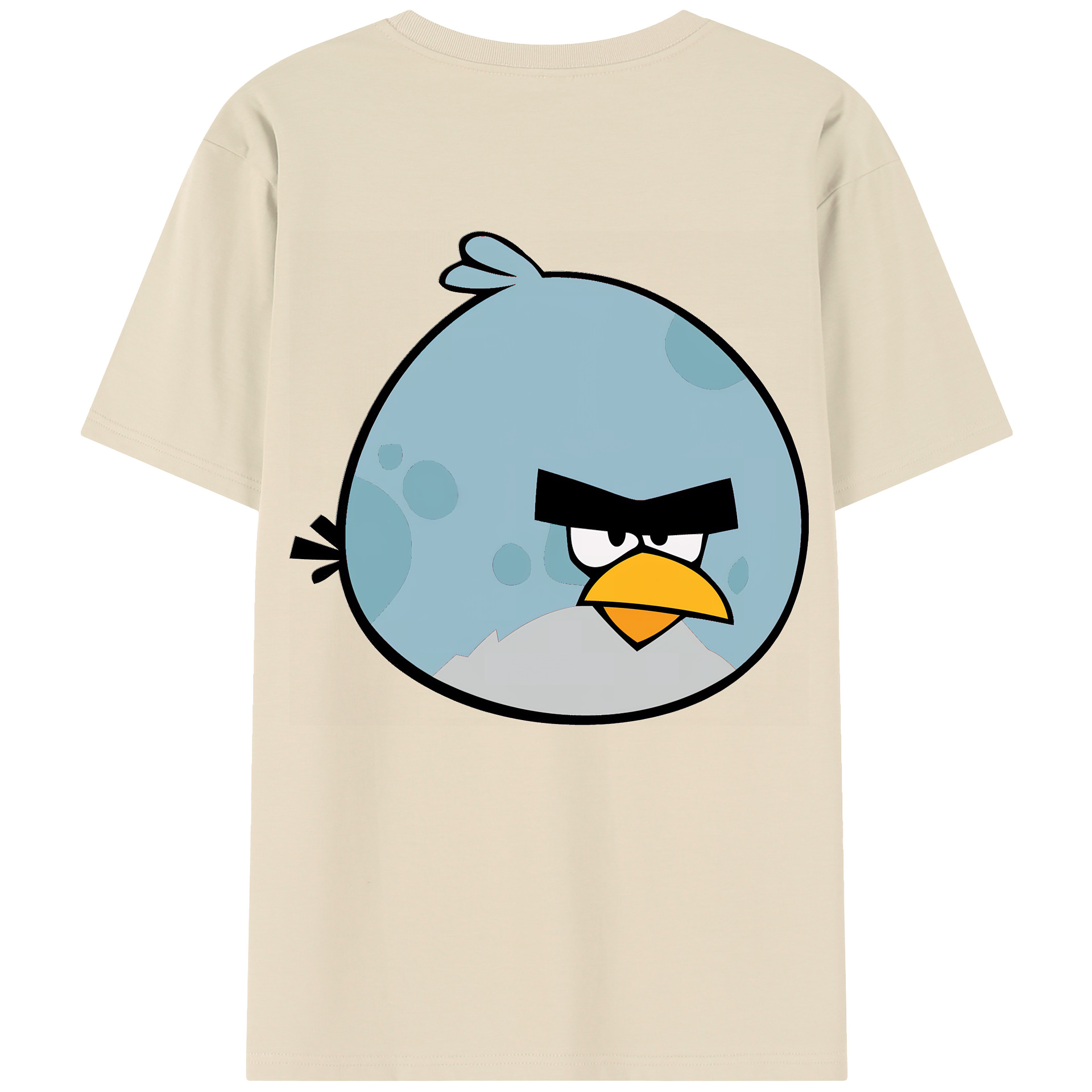 （画像用） Angry Birds アングリーバード 綿100％半袖Tシャツ（背面プリント）
