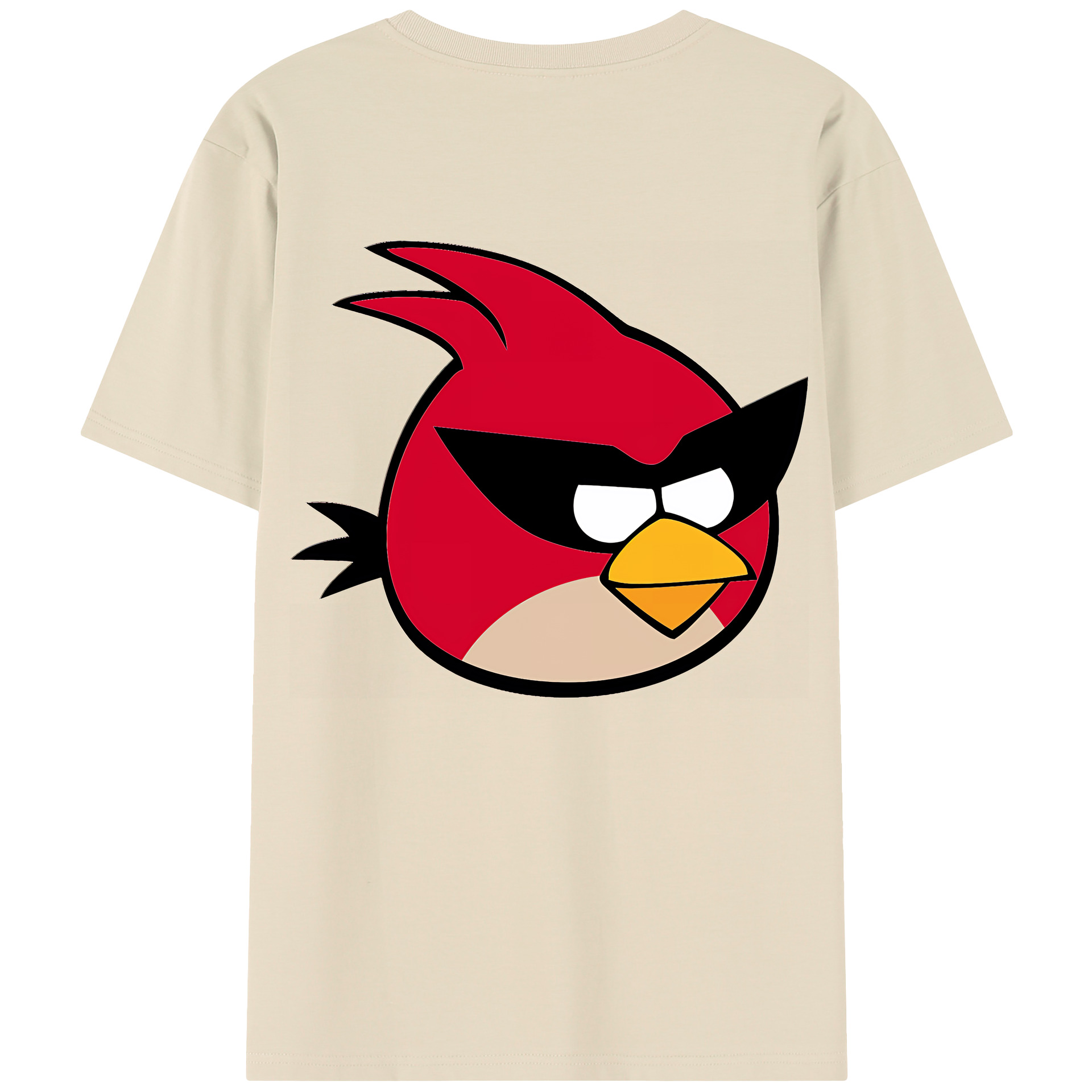 （画像用） Angry Birds アングリーバード 綿100％半袖Tシャツ（背面プリント）