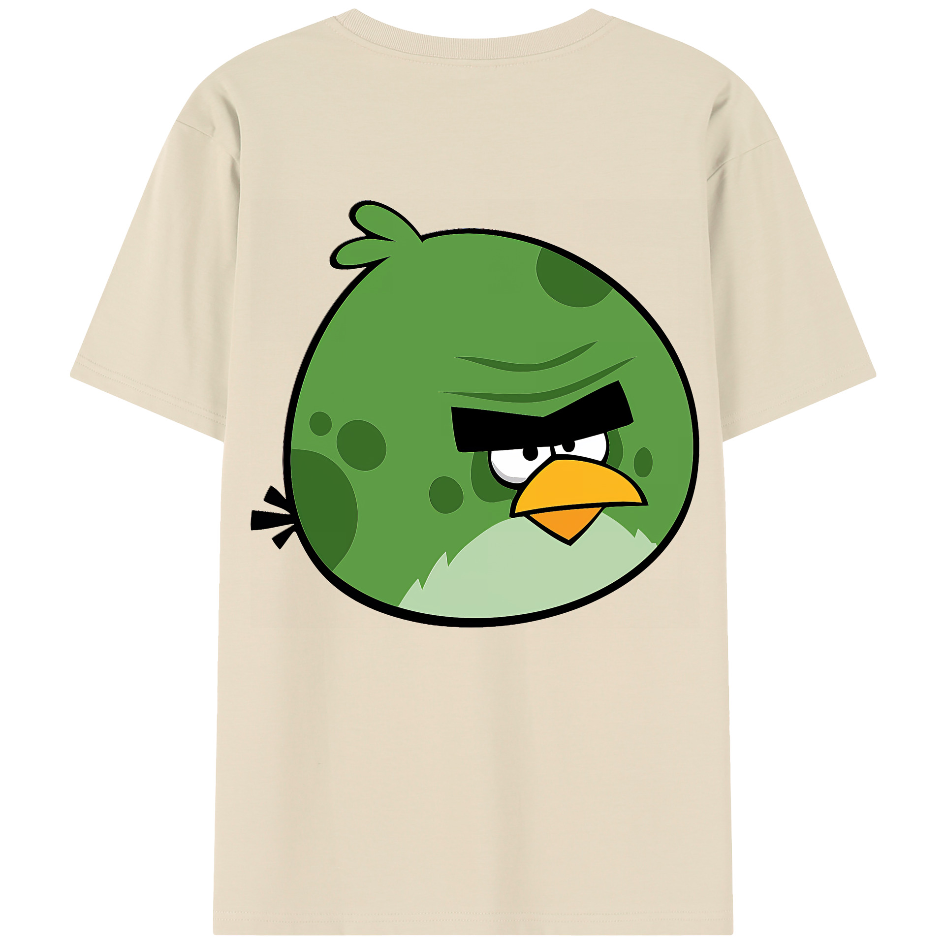 （画像用） Angry Birds アングリーバード 綿100％半袖Tシャツ（背面プリント）