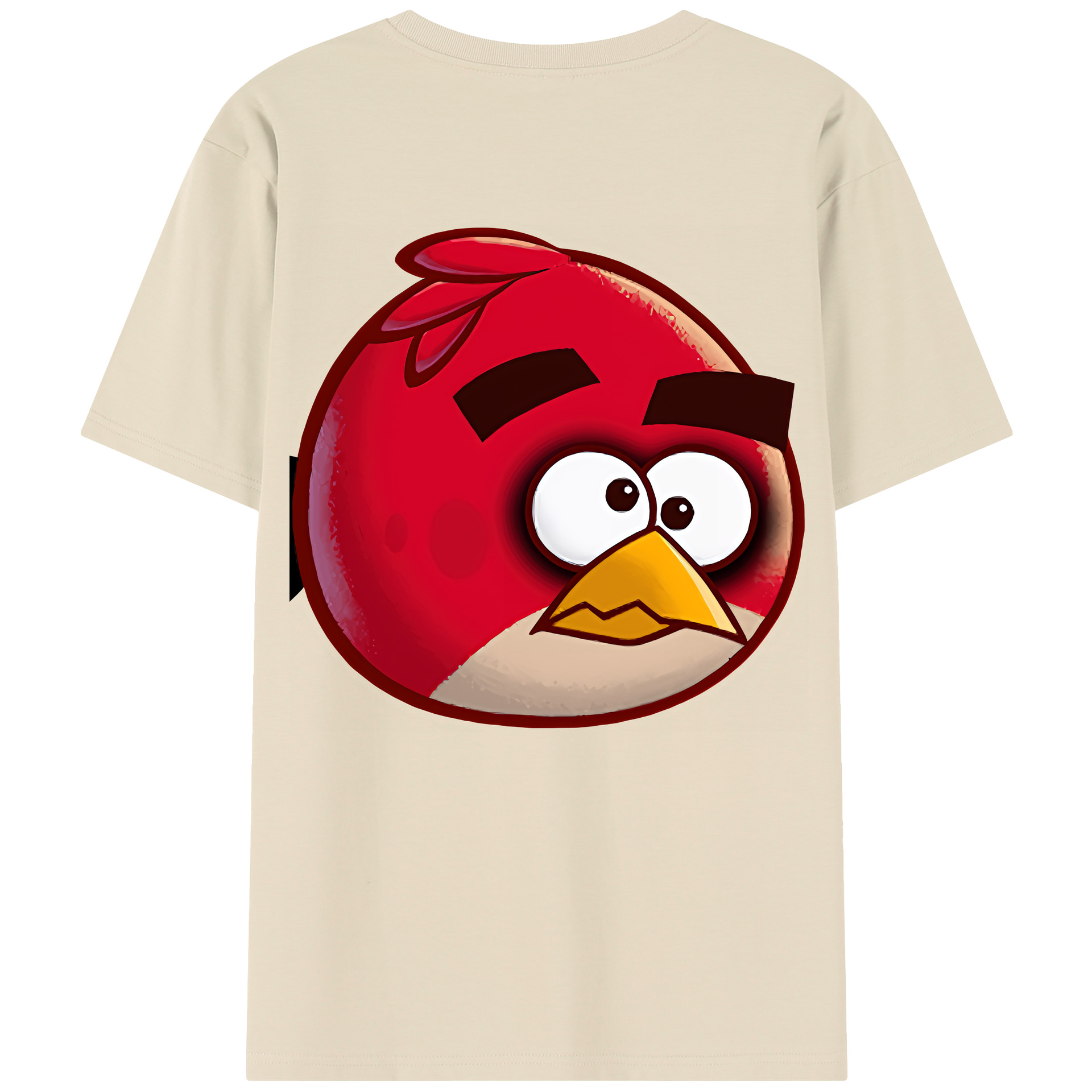 （画像用） Angry Birds アングリーバード 綿100％半袖Tシャツ（背面プリント）