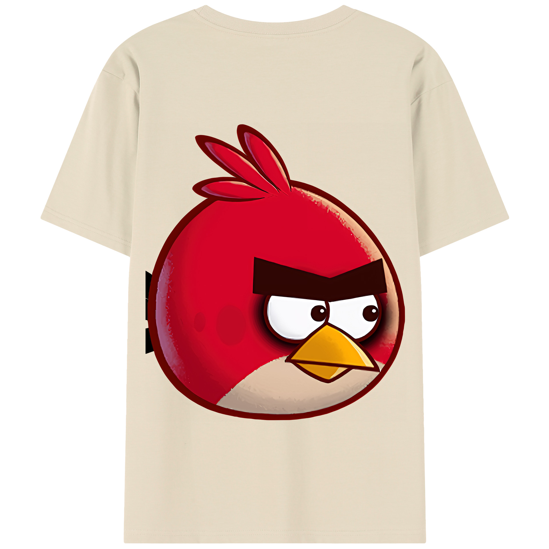 （画像用） Angry Birds アングリーバード 綿100％半袖Tシャツ（背面プリント）