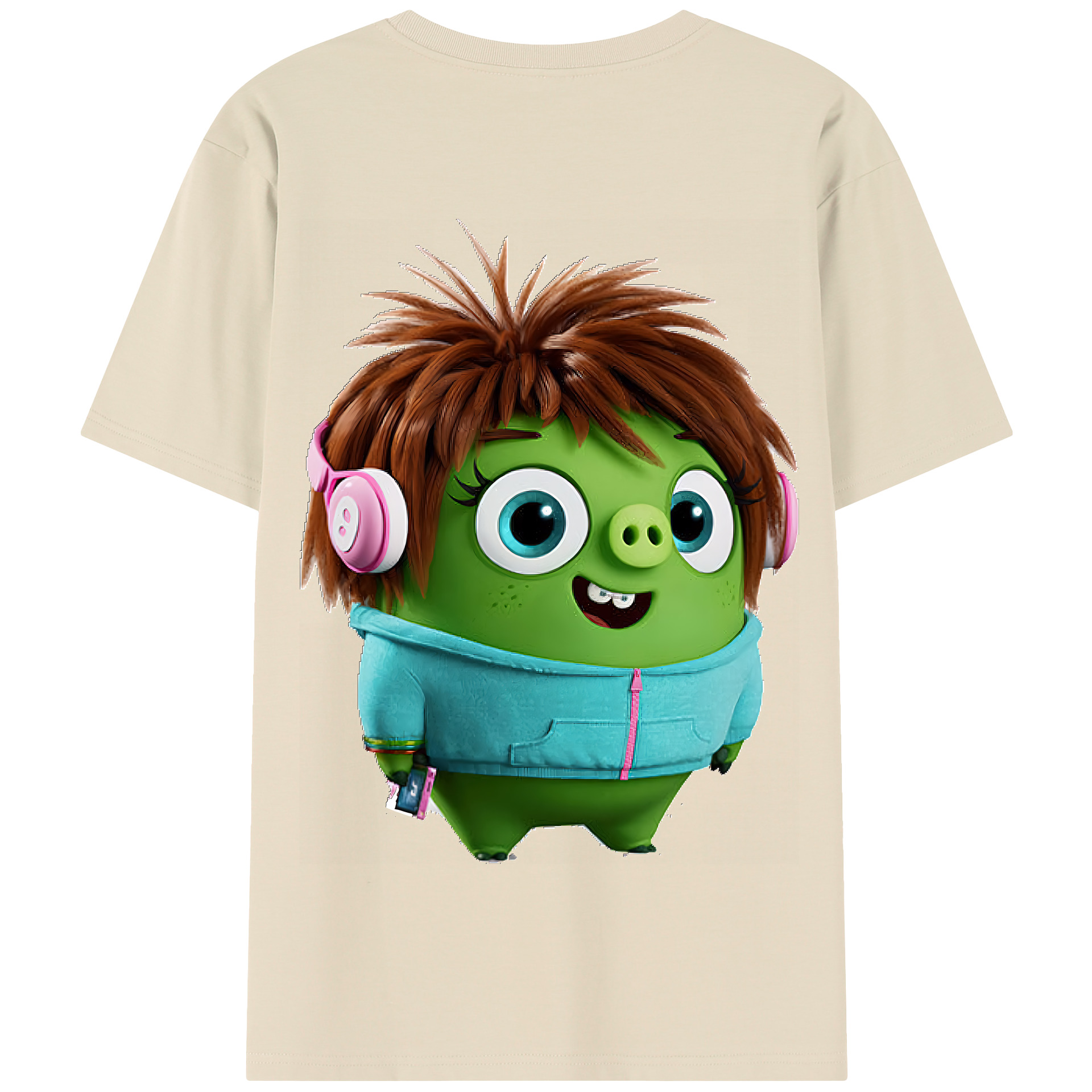 （画像用） Angry Birds アングリーバード 綿100％半袖Tシャツ（背面プリント）