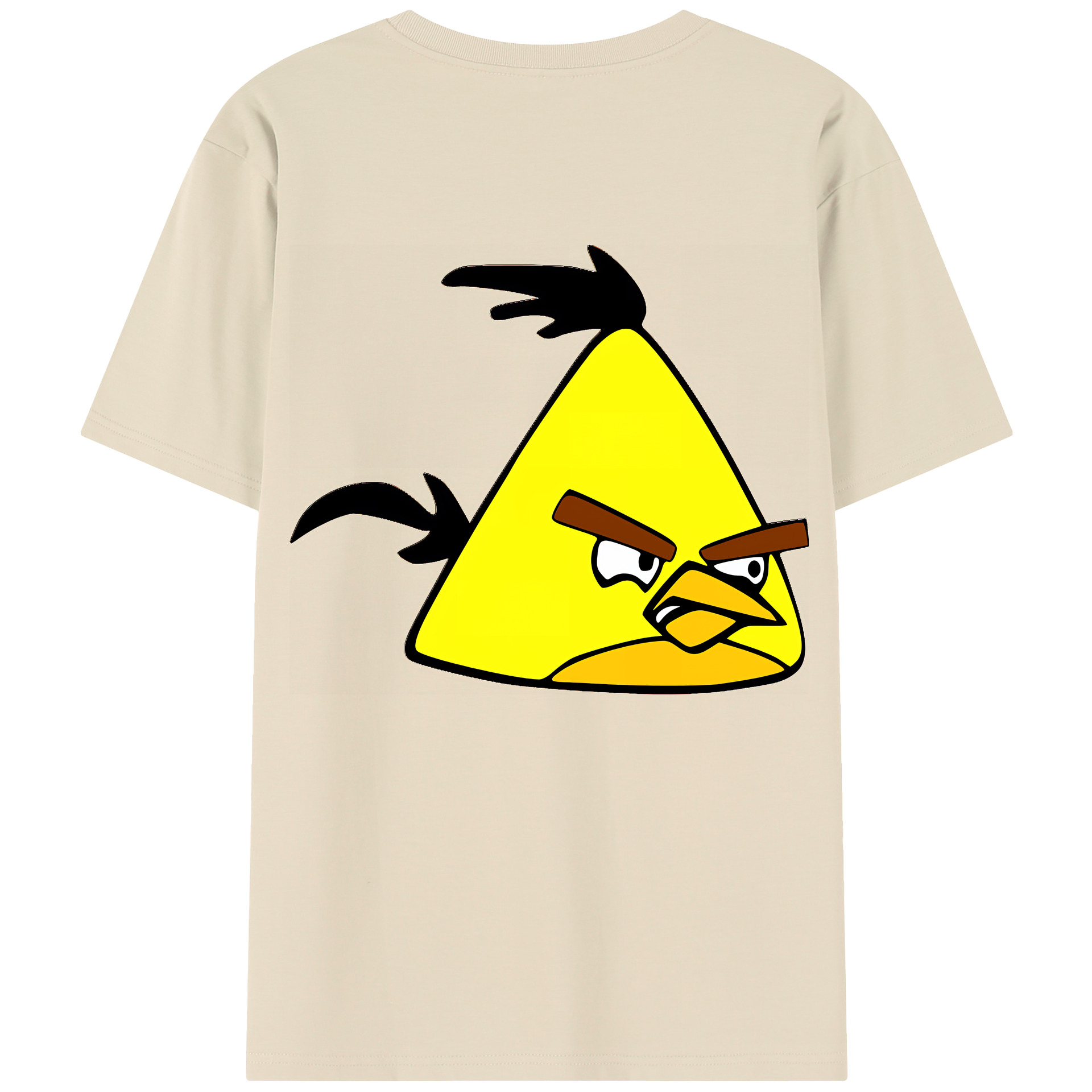 （画像用） Angry Birds アングリーバード 綿100％半袖Tシャツ（背面プリント）