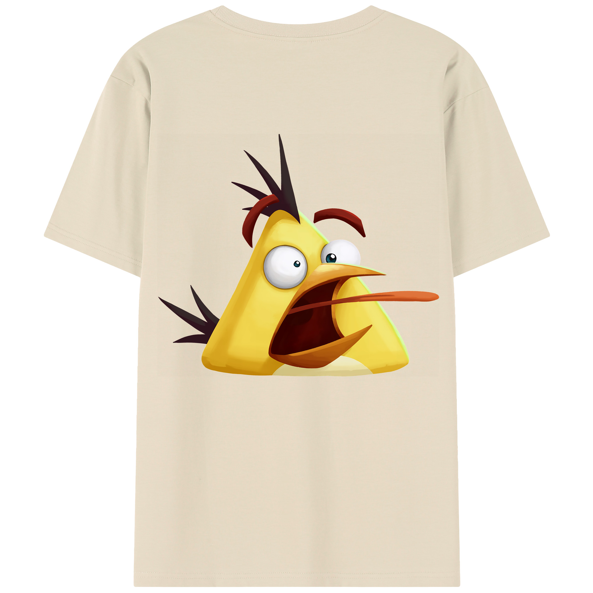 （画像用） Angry Birds アングリーバード 綿100％半袖Tシャツ（背面プリント）