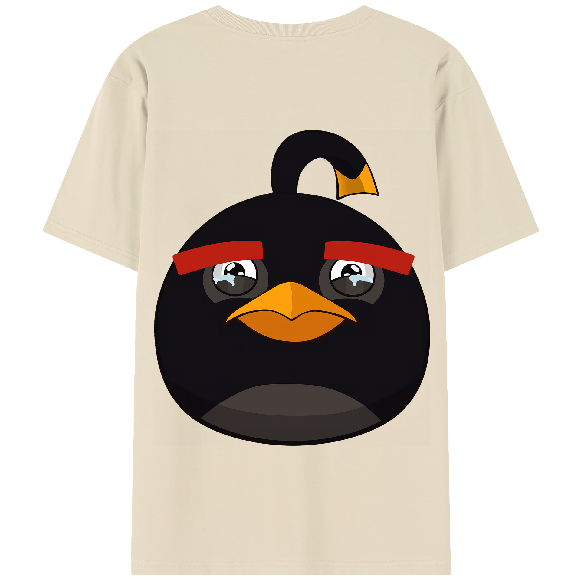 （画像用） Angry Birds アングリーバード 綿100％半袖Tシャツ（背面プリント）