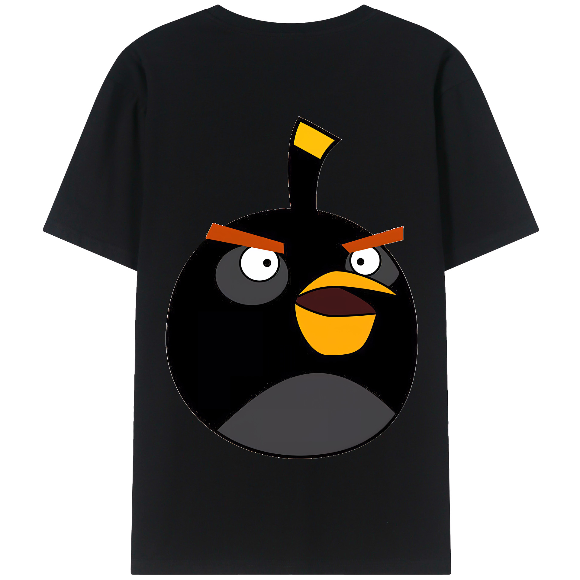 （画像用） Angry Birds アングリーバード 綿100％半袖Tシャツ（背面プリント）