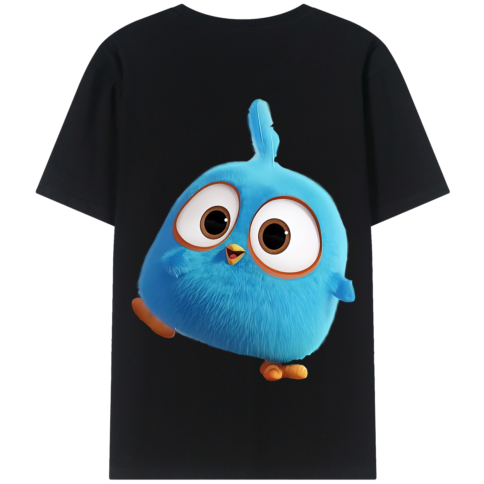 （画像用） Angry Birds アングリーバード 綿100％半袖Tシャツ（背面プリント）