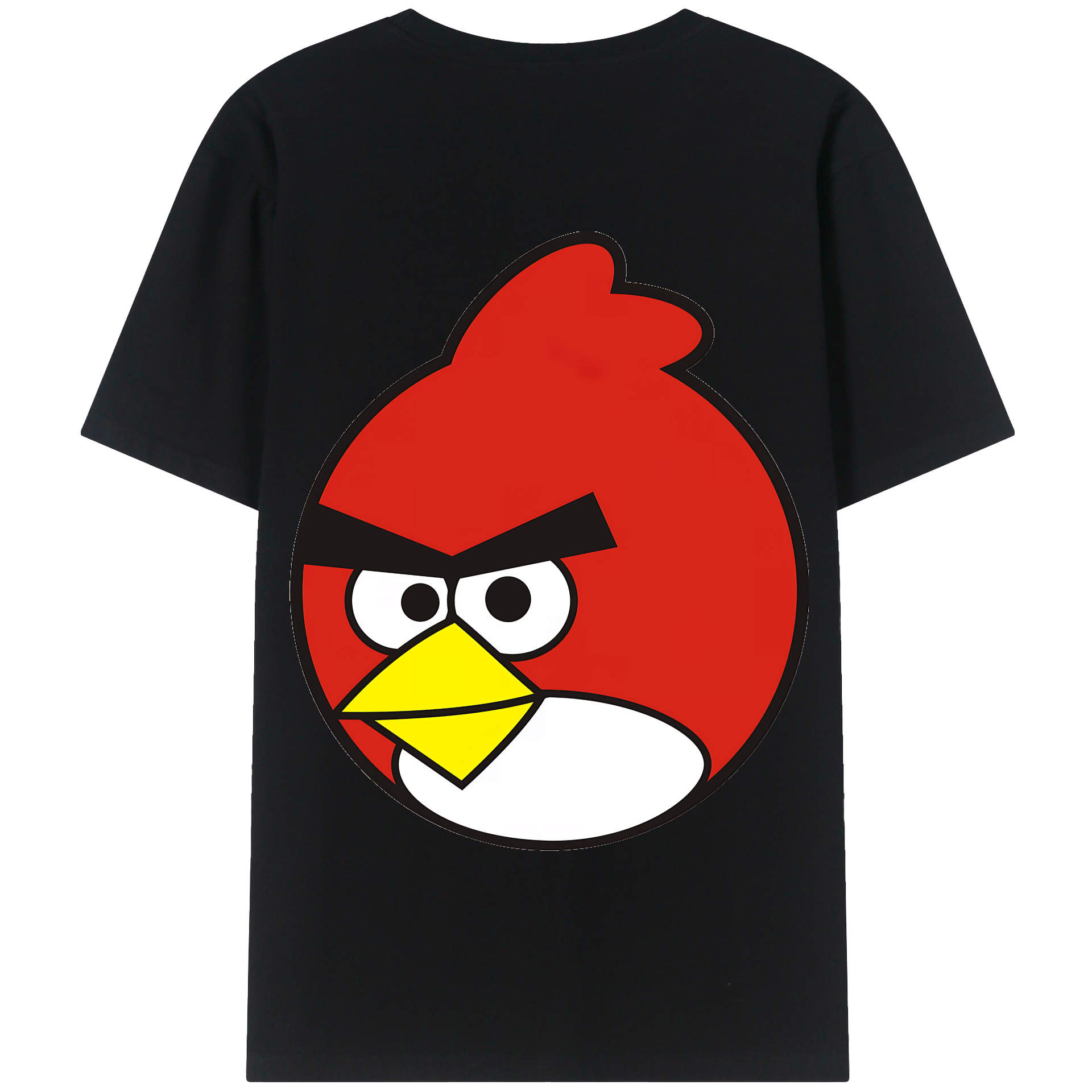 （画像用） Angry Birds アングリーバード 綿100％半袖Tシャツ（背面プリント）