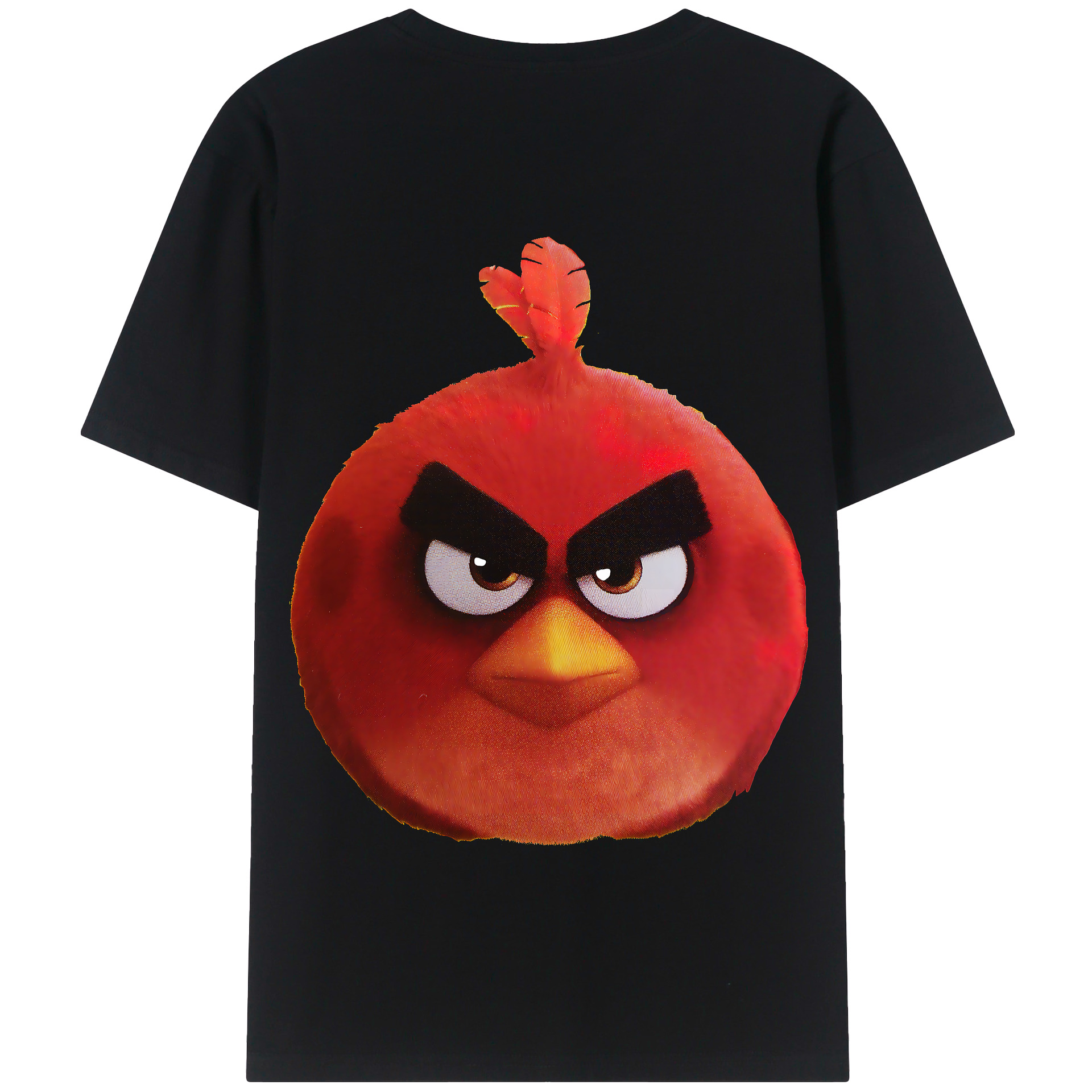（画像用） Angry Birds アングリーバード 綿100％半袖Tシャツ（背面プリント）