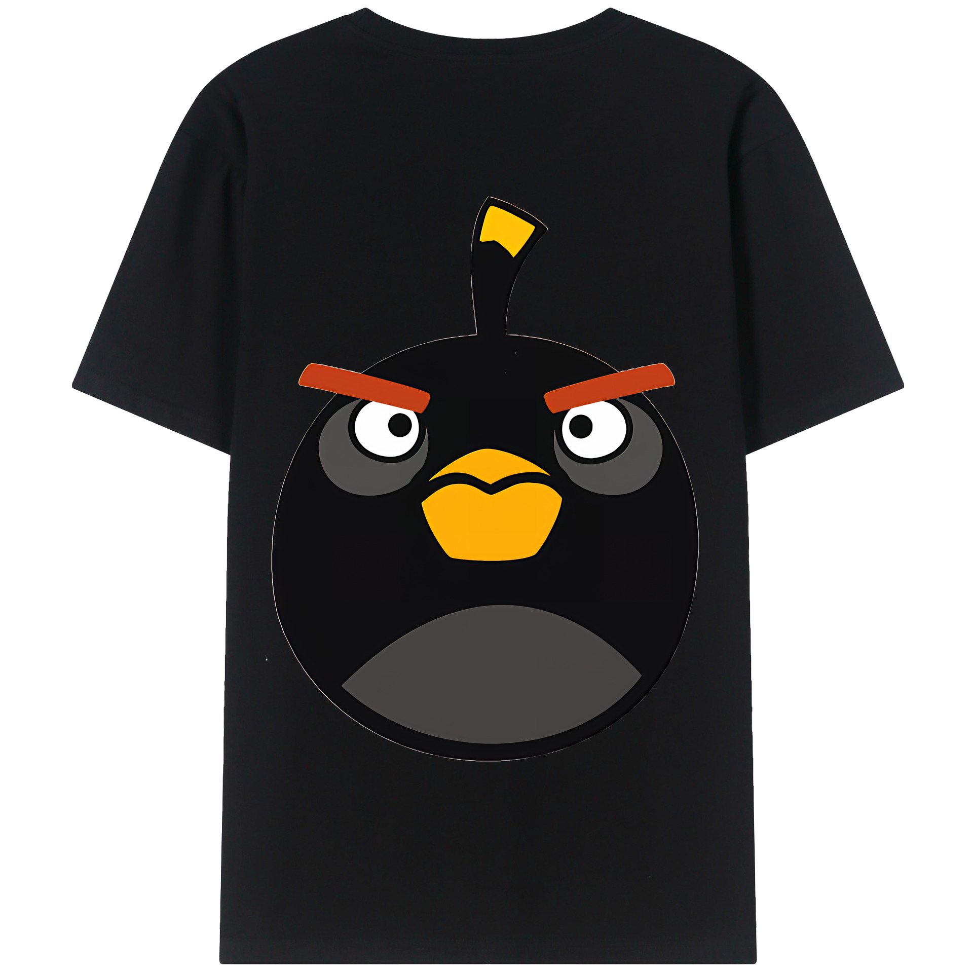 （画像用） Angry Birds アングリーバード 綿100％半袖Tシャツ（背面プリント）