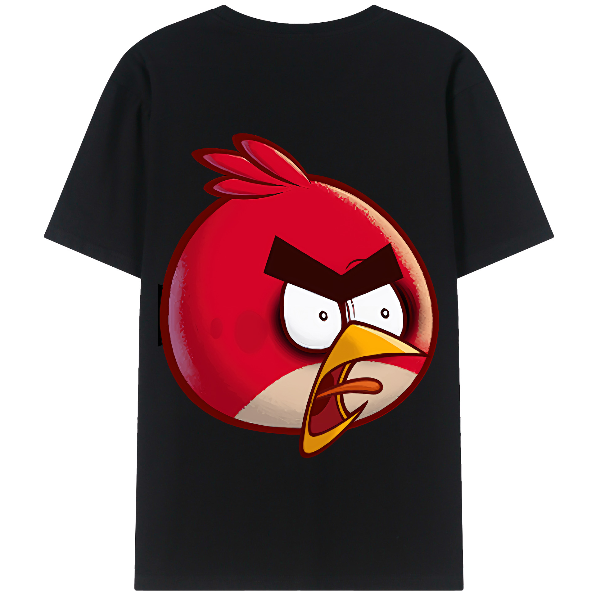 （画像用） Angry Birds アングリーバード 綿100％半袖Tシャツ（背面プリント）