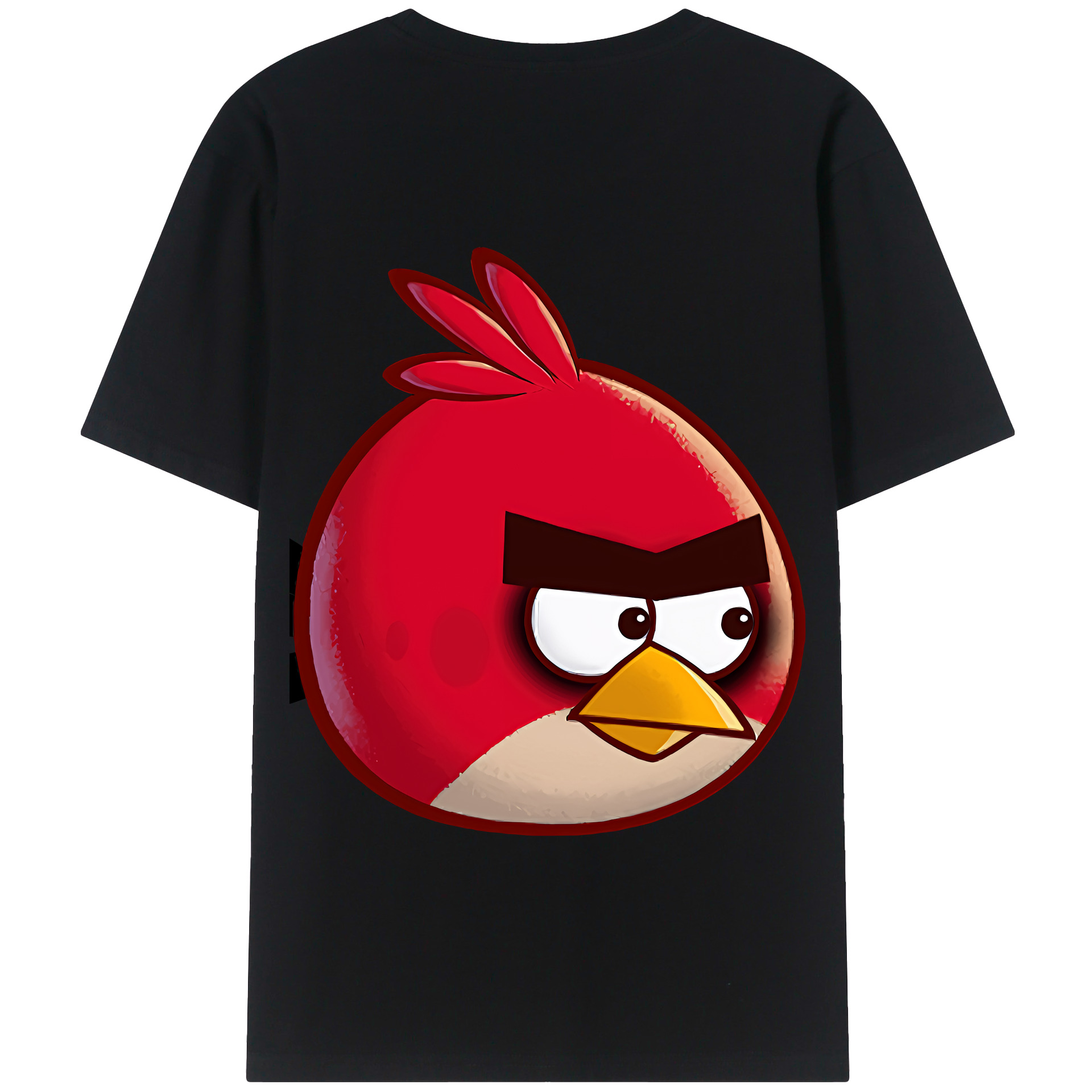 （画像用） Angry Birds アングリーバード 綿100％半袖Tシャツ（背面プリント）